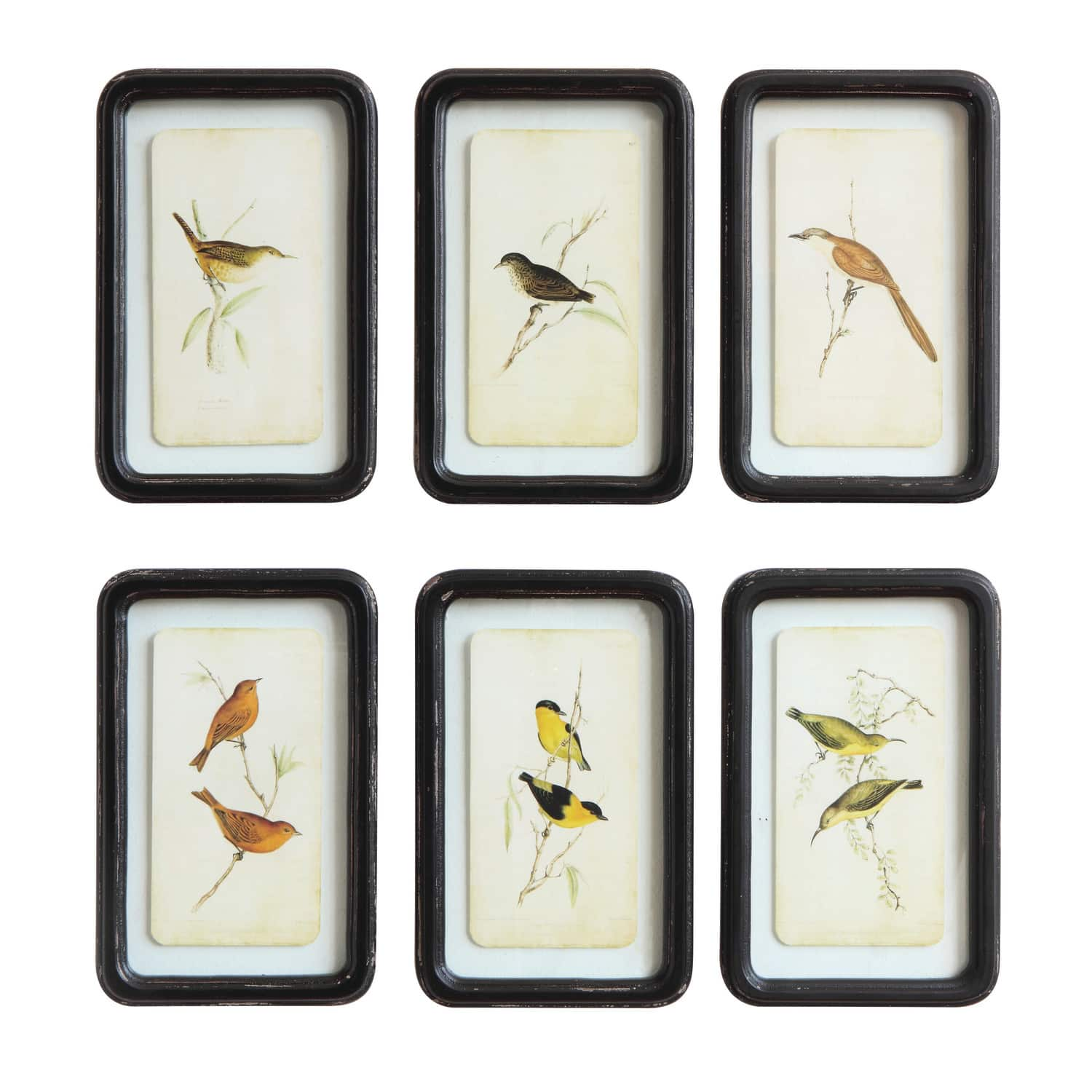 Bird Art Framed Wall D&#xE9;cor Set