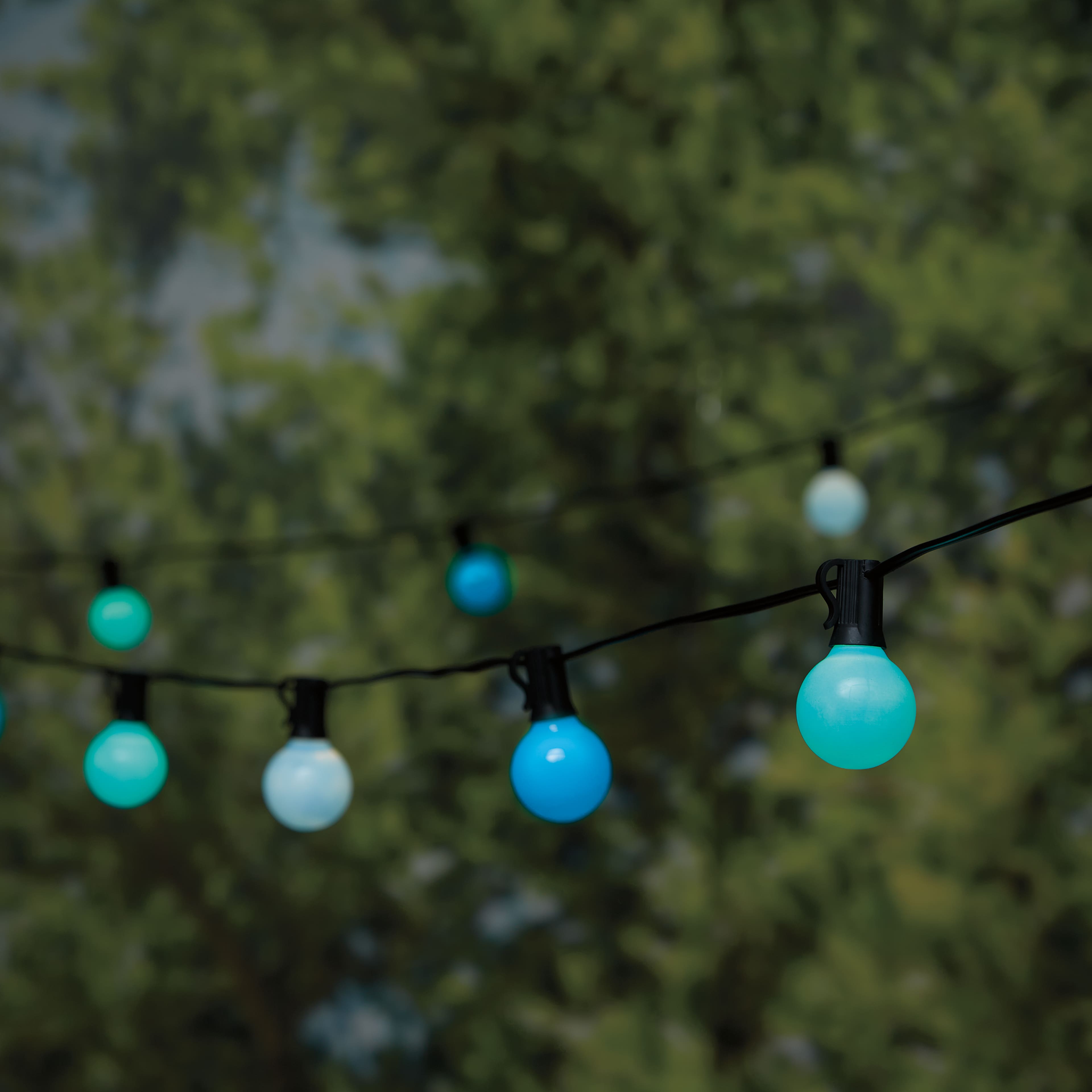 12ct. Blue Globe String Lights by Ashland&#xAE;