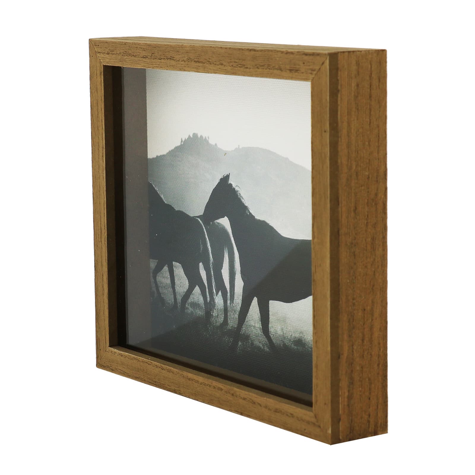8.75&#x22; Horses Block Tabletop D&#xE9;cor by Ashland&#xAE;