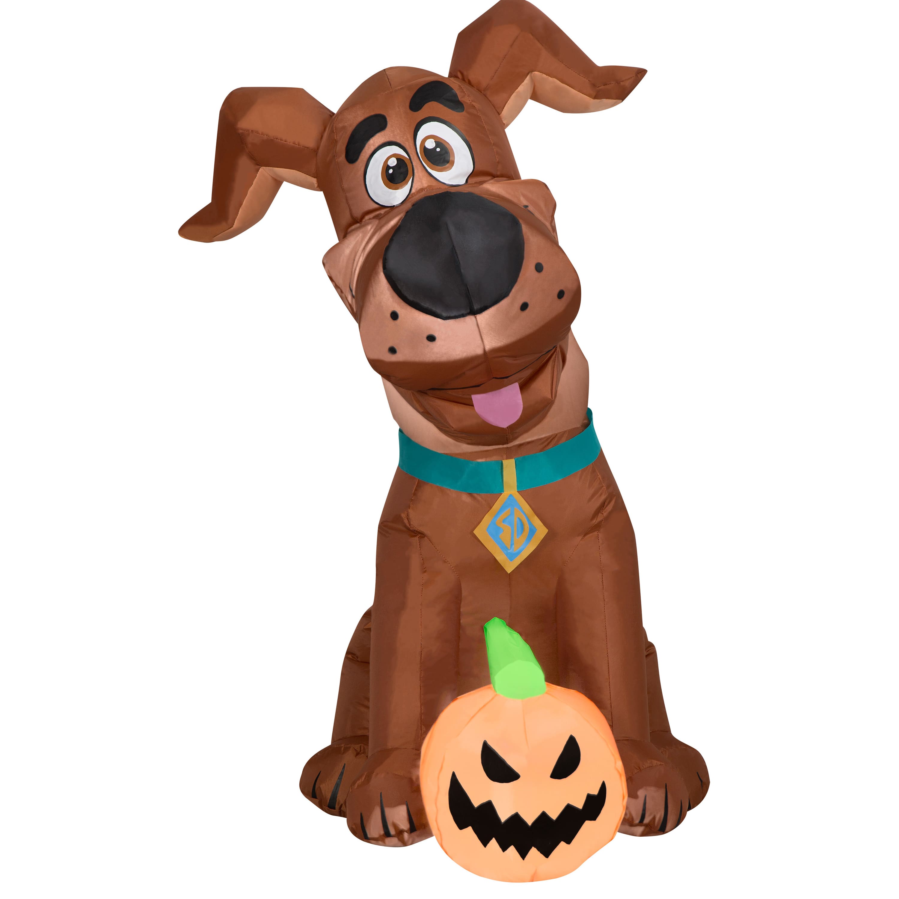 3.5ft. Airblown&#xAE; Inflatable Halloween Puppy Scooby-Doo with Pumpkin