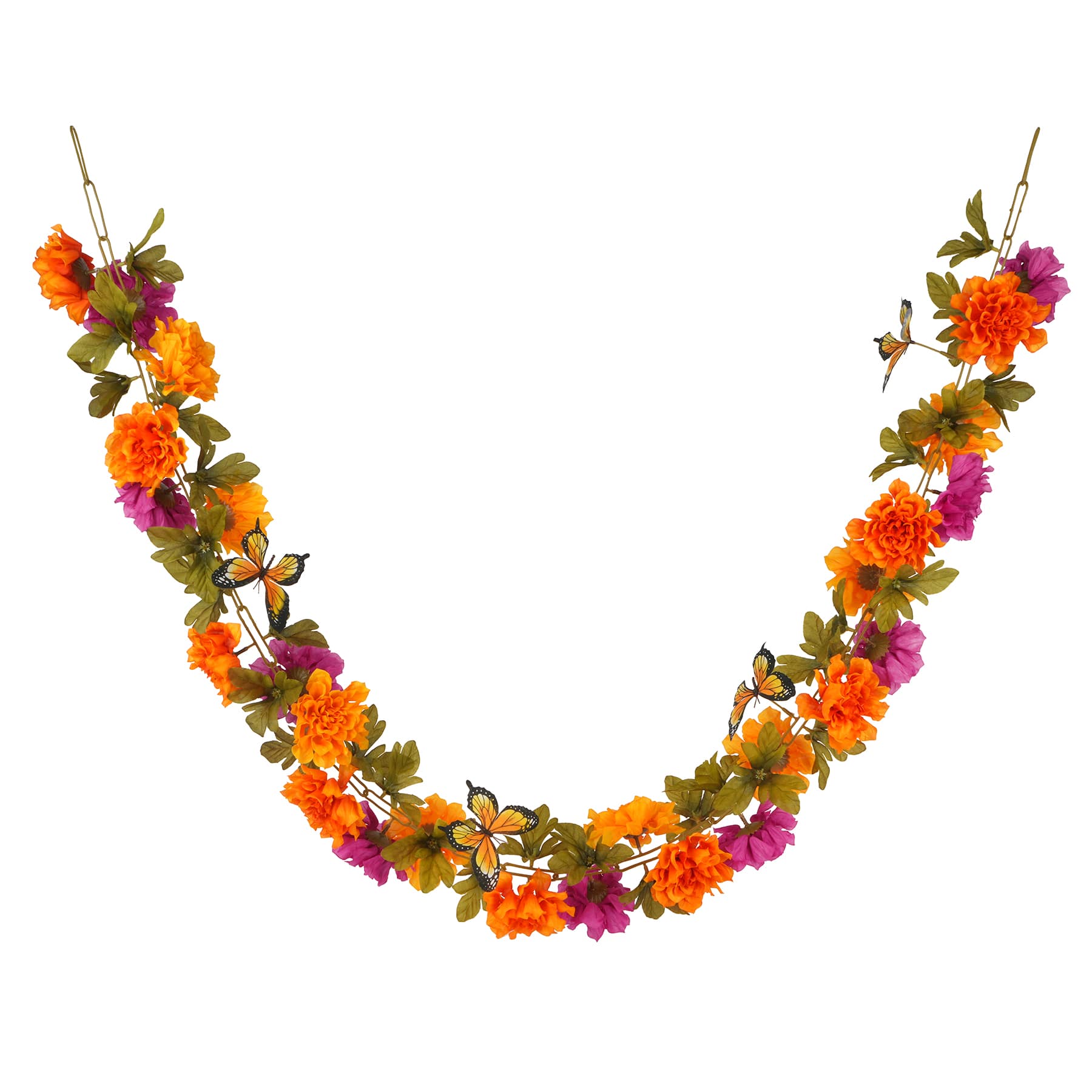 6ft. Marigold with Butterfly Chain Garland by Ashland&#xAE;