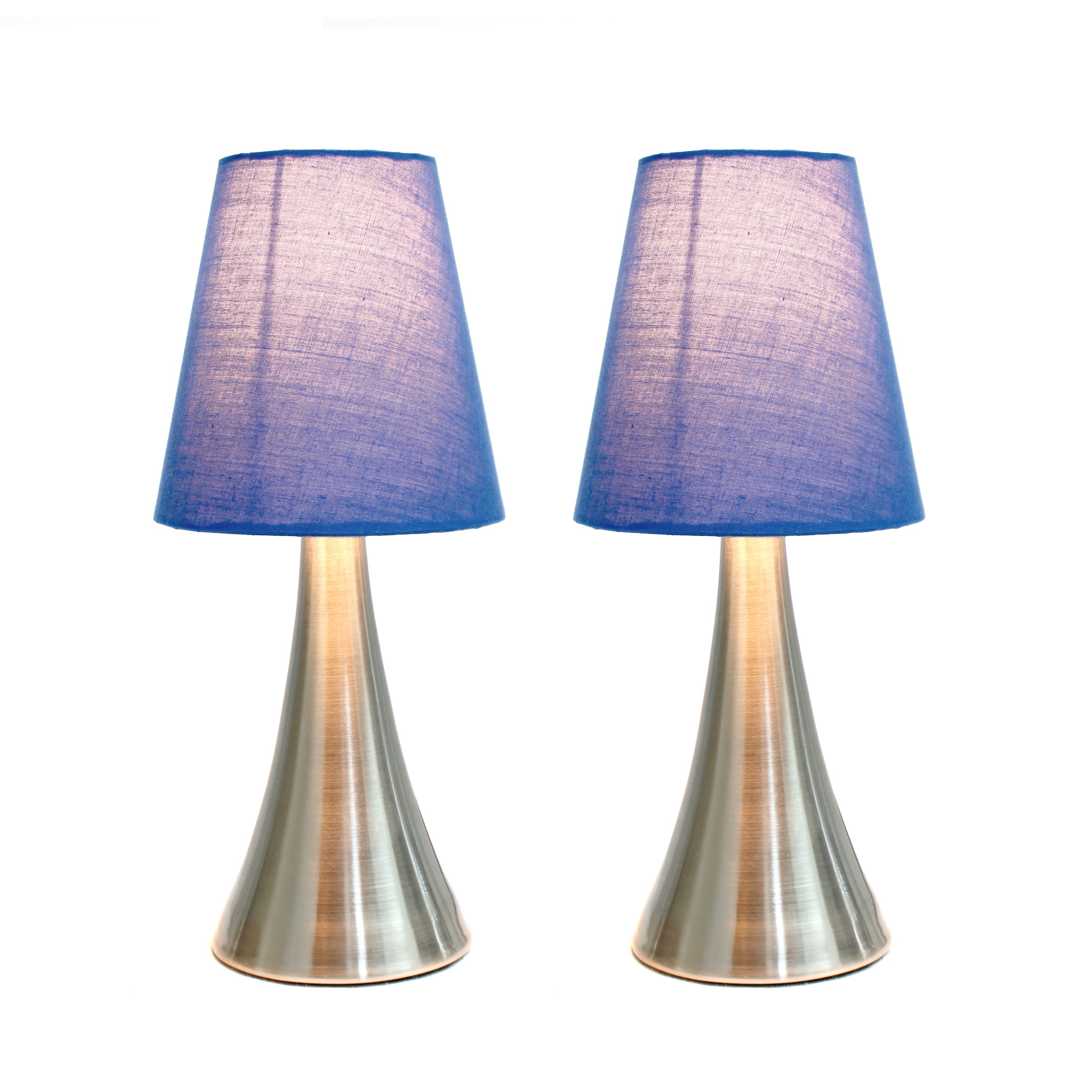 Simple Designs Valencia Mini Touch Table Lamp Set