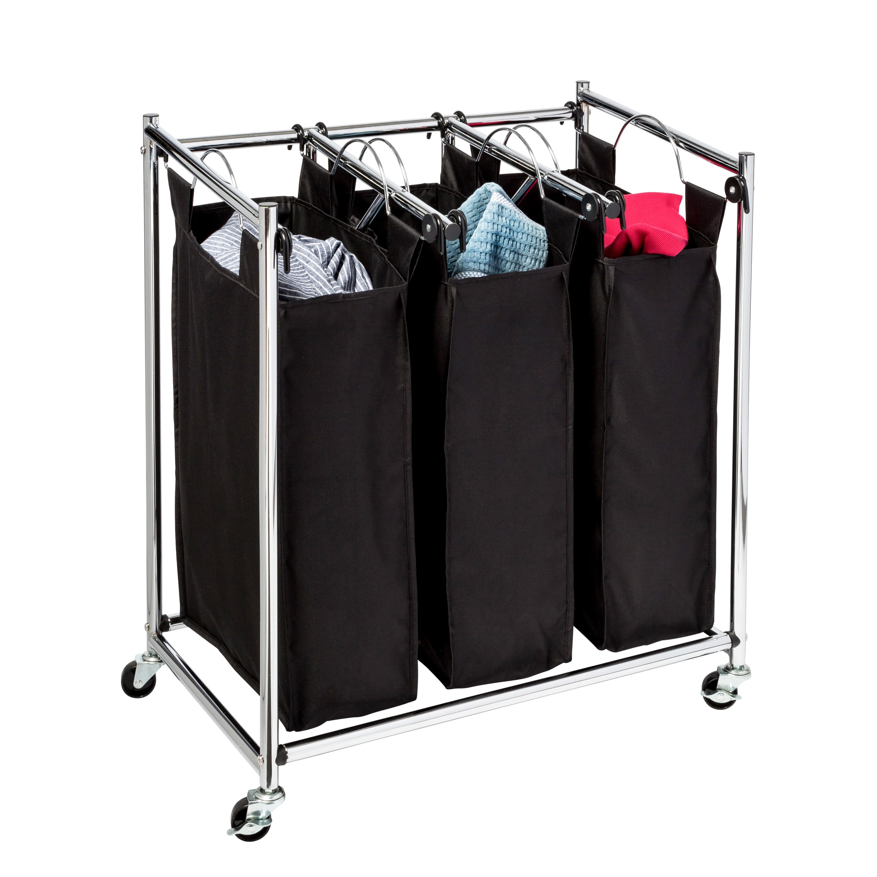 Honey Can Do Easy Load Triple Laundry Sorter