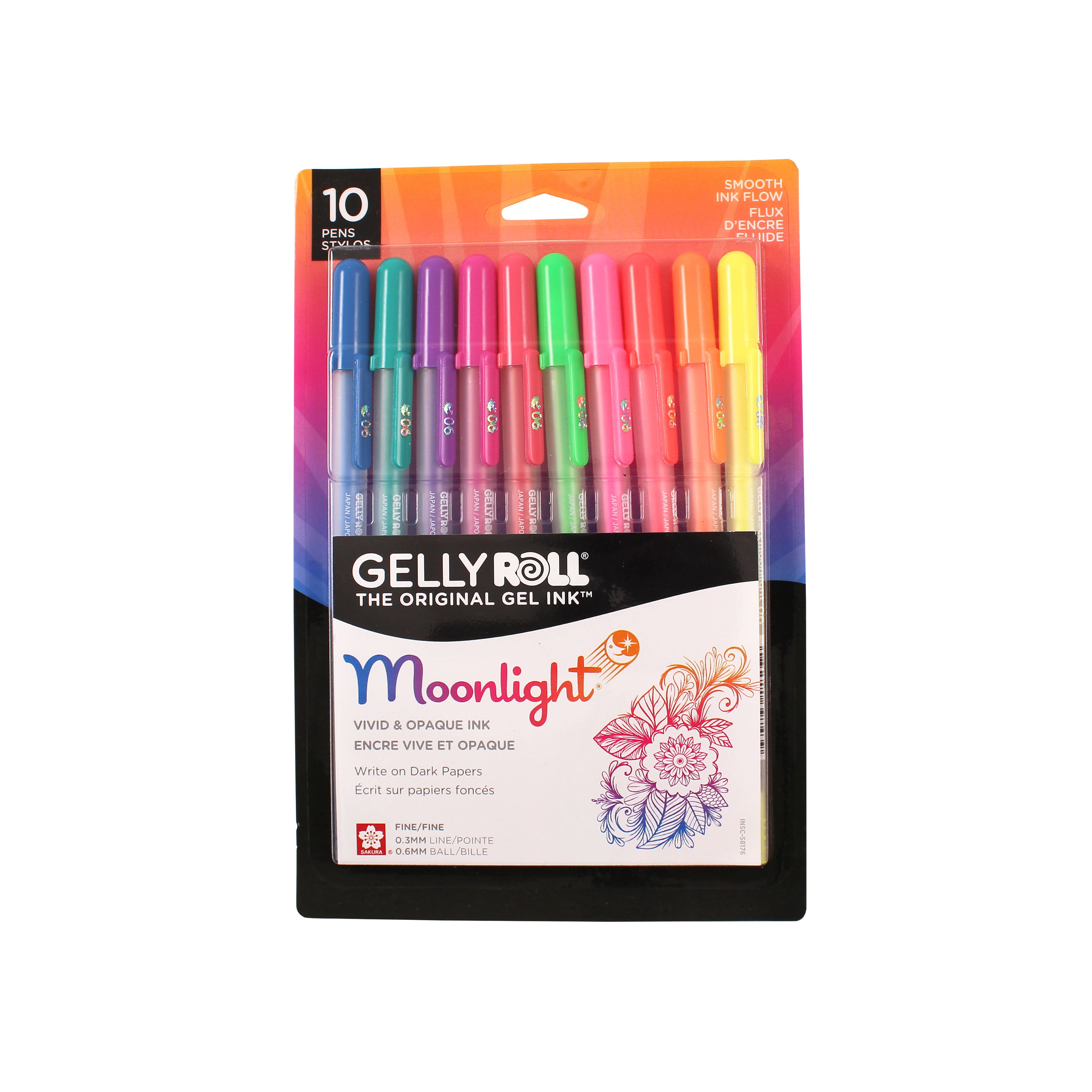 Gelly Roll® Moonlight® 06 Fine Point 10 Color Gel Pen Set