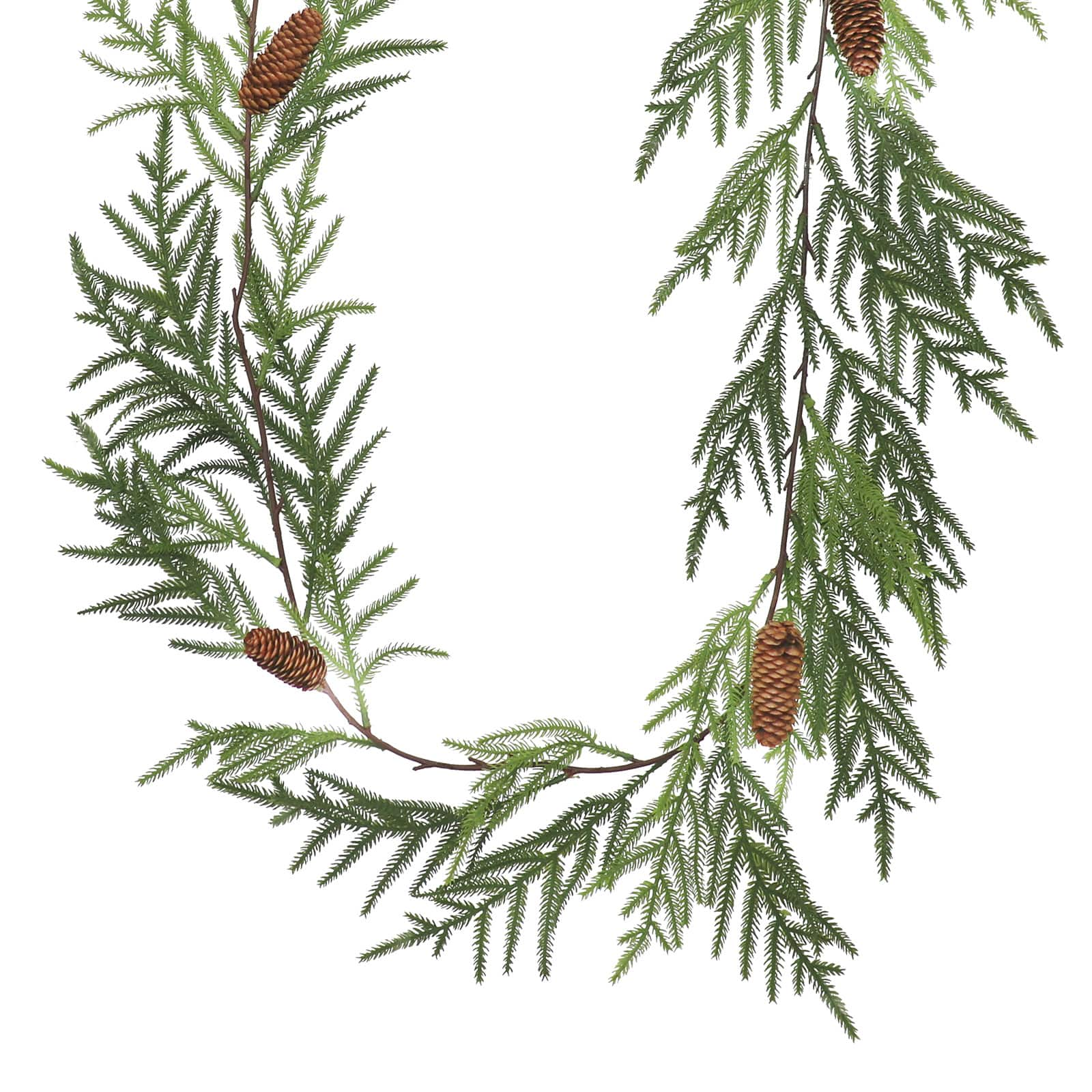 6ft. Green Soft Pine &#x26; Long Pinecone Garland by Ashland&#xAE;