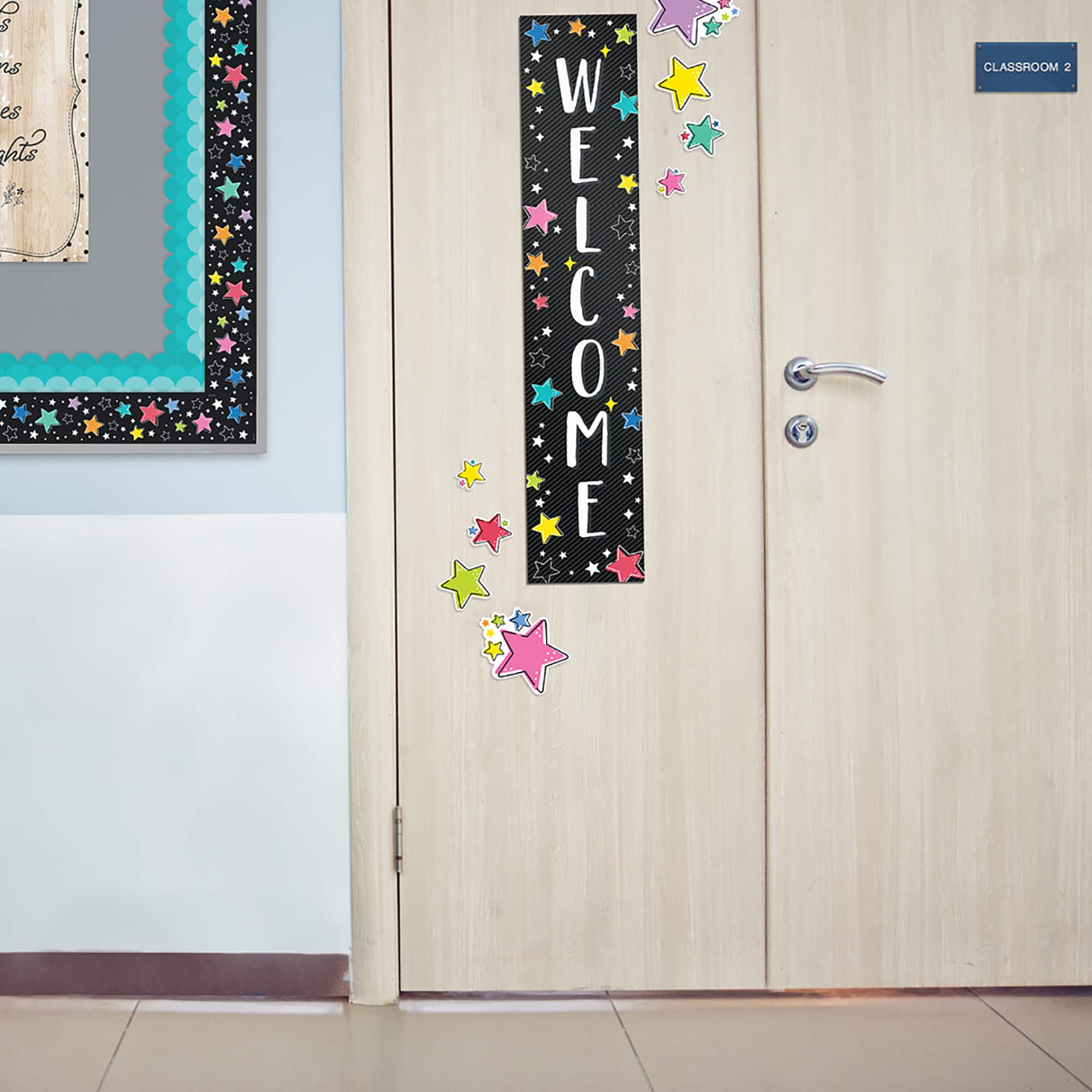 Creative Teaching Press® Star Bright Welcome Banner, 8" x 39", Pack of 3