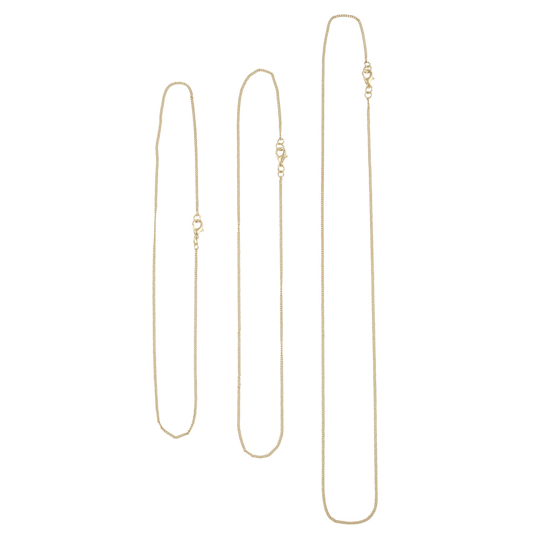 6 Pack: Curb Chain Necklace Set by Bead Landing™