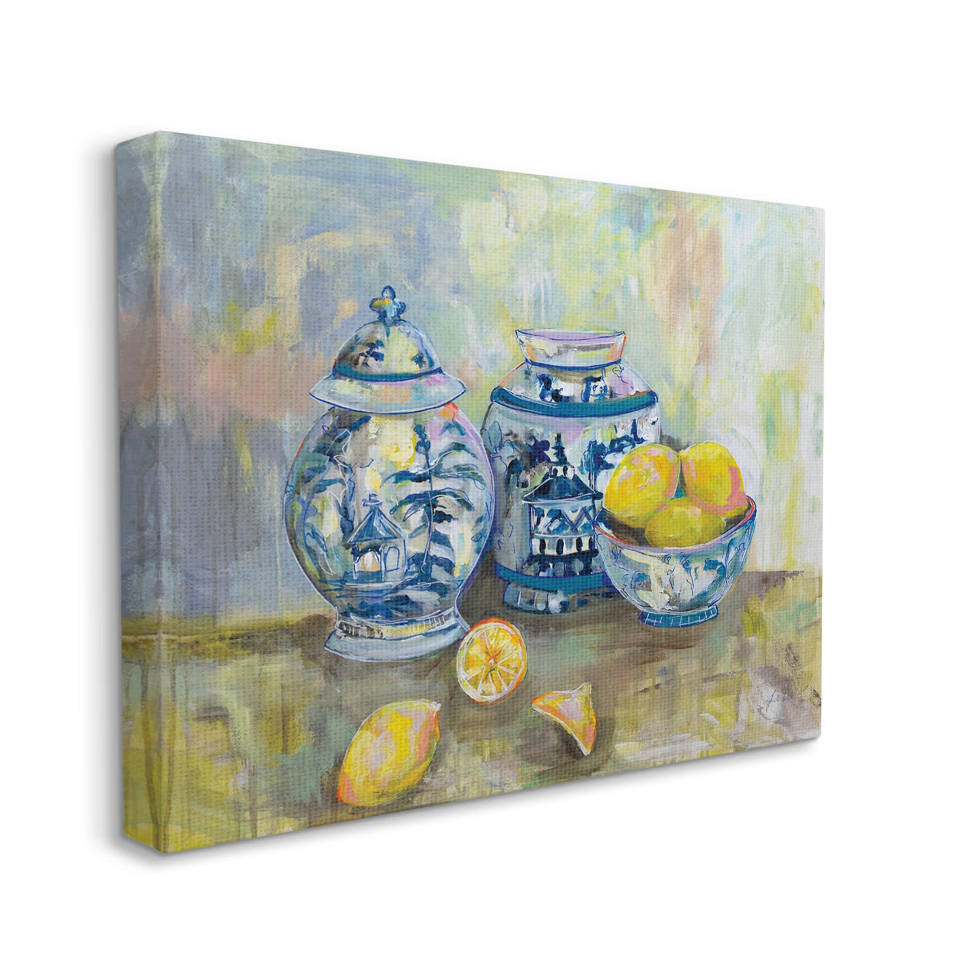 Stupell Industries Lemons &#x26; Pottery Classical Painting Wall Accent