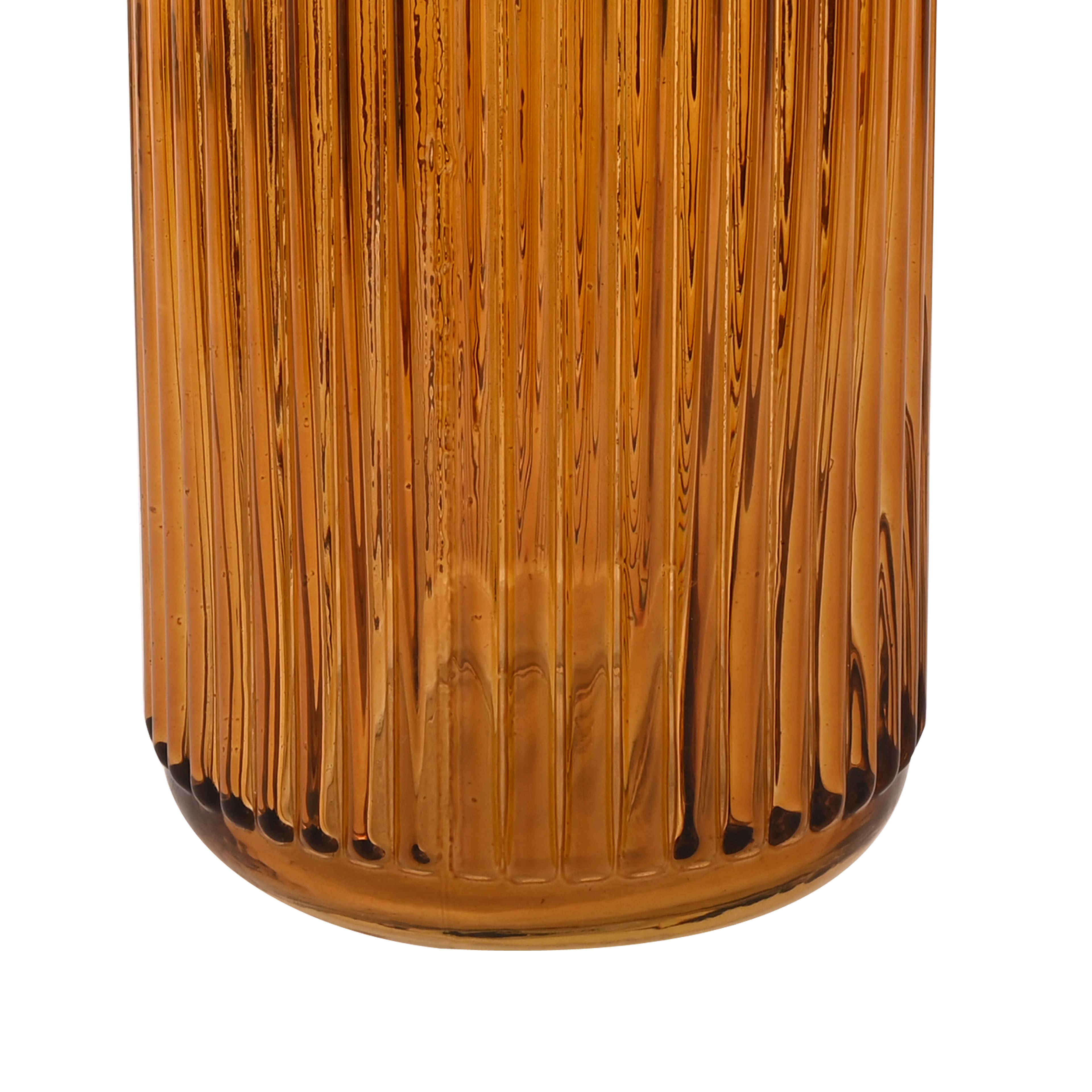 10&#x22; Tall Ribbed Glass Vase by Ashland&#xAE;