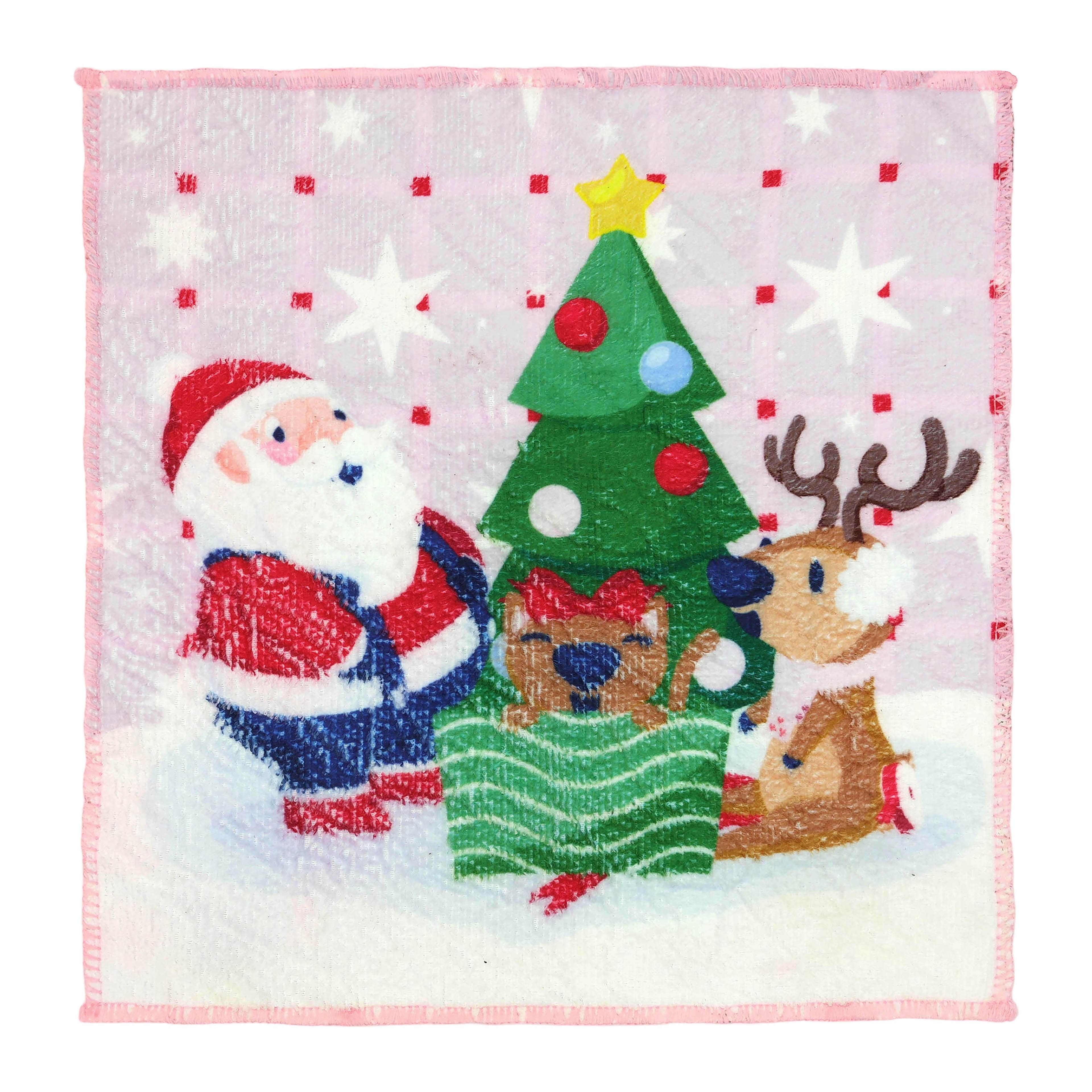 Santa, Reindeer & Christmas Tree Magic Towel by Creatology™