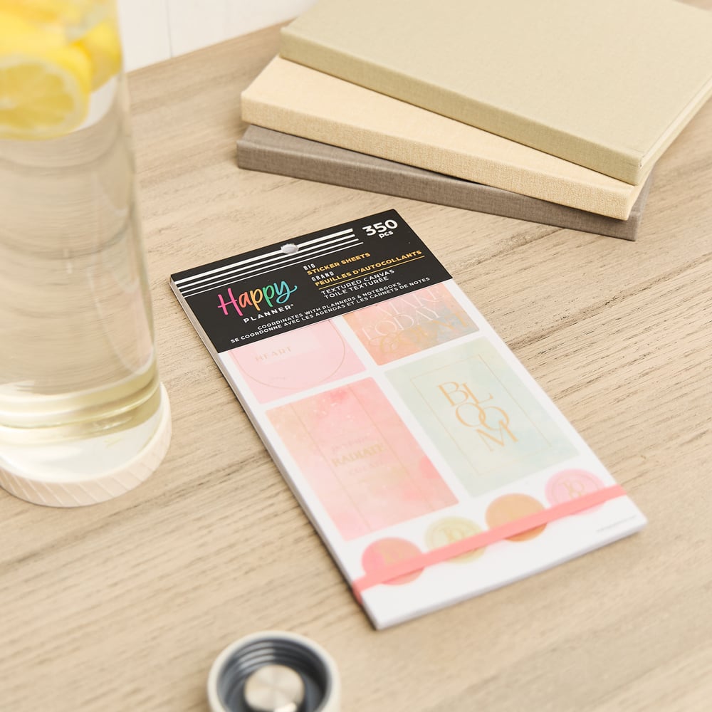 The Big Happy Planner® Textured Canvas Sticker Book