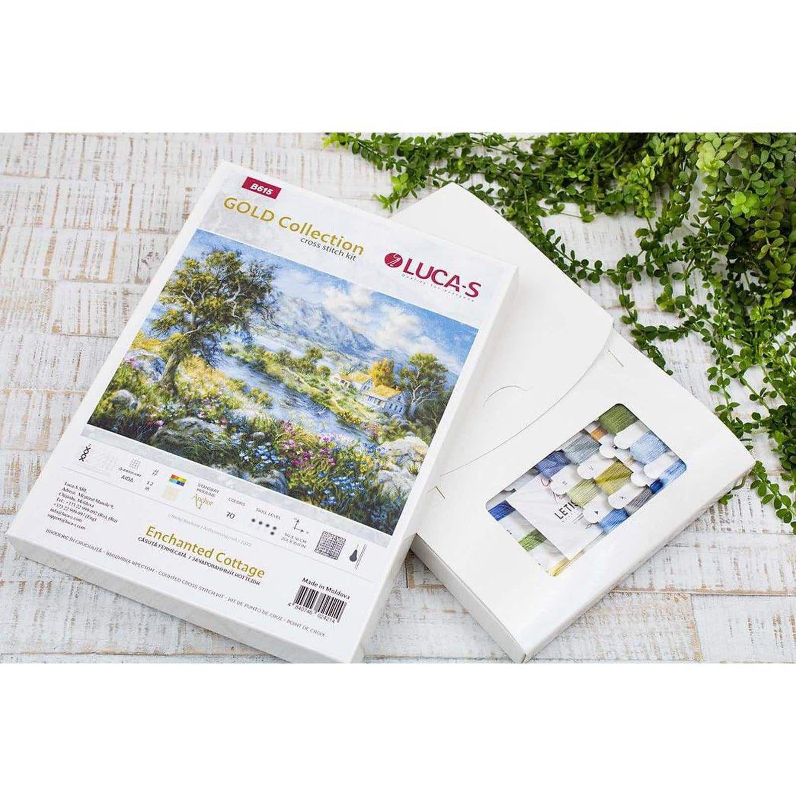 Luca-s Enchanted Cottage Counted Cross Stitch Kit