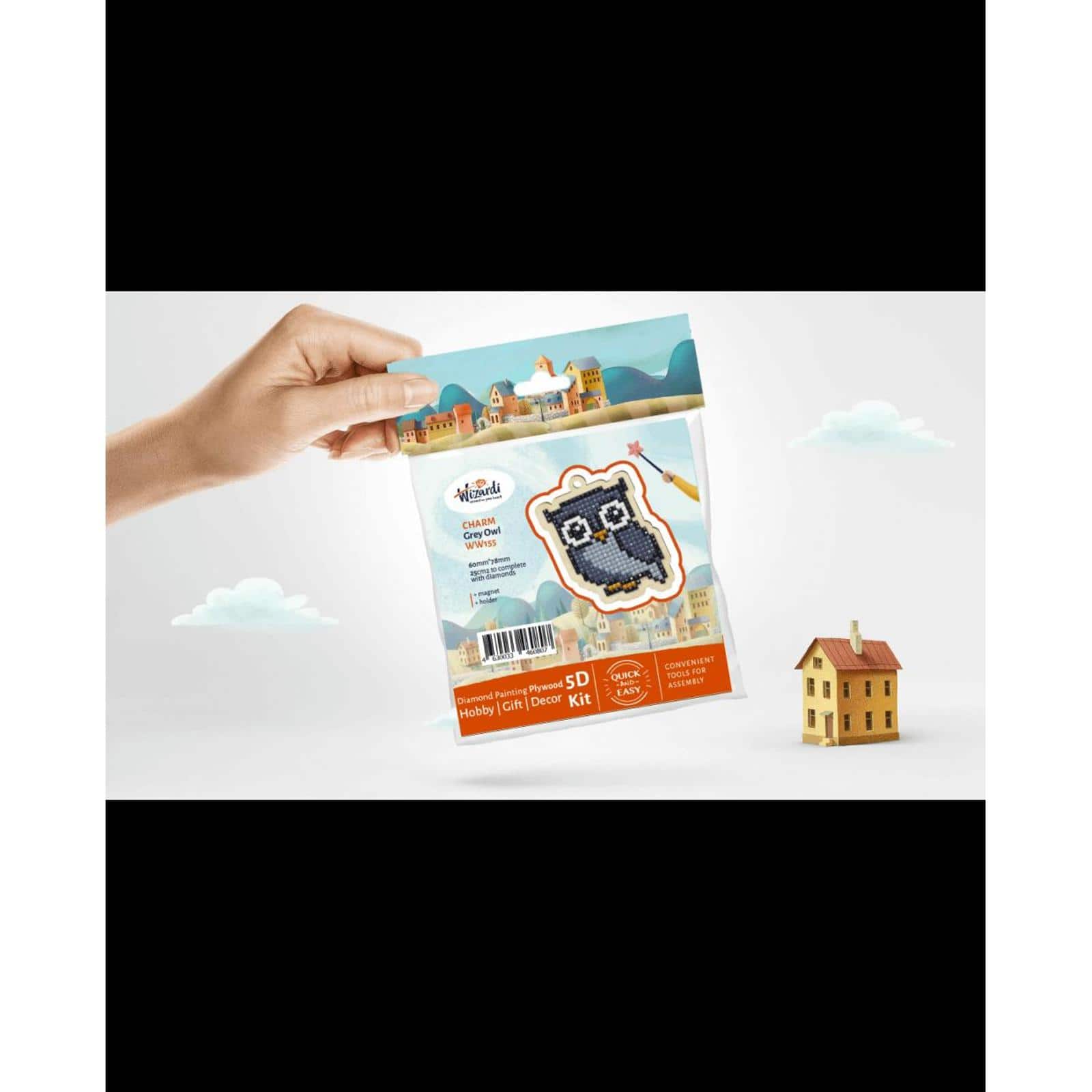 Wizardi Diamond Painting Kit Heart