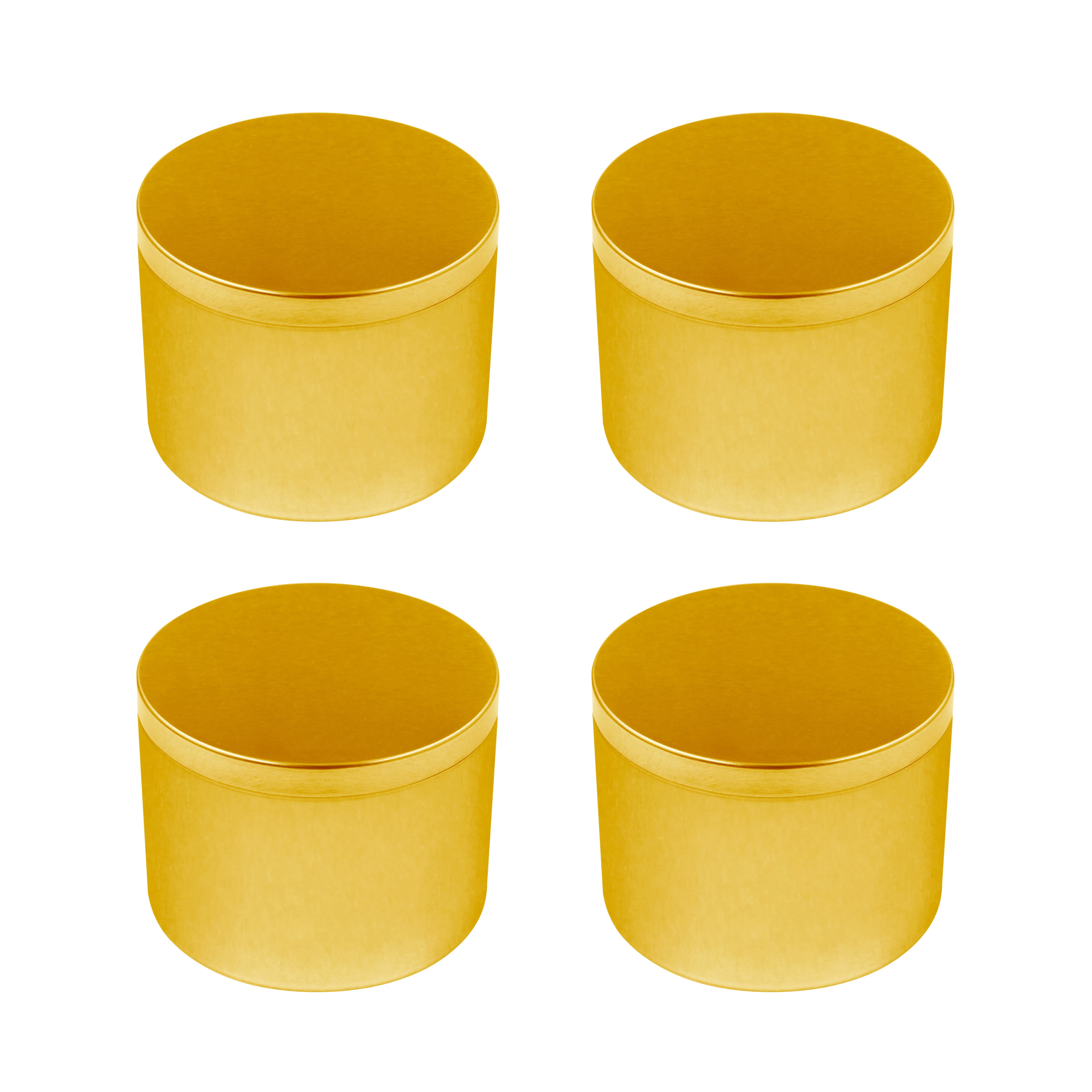 8 Packs: 4 ct. (32 total) 6oz. Gold Candle Making Tins by Make Market&#xAE;