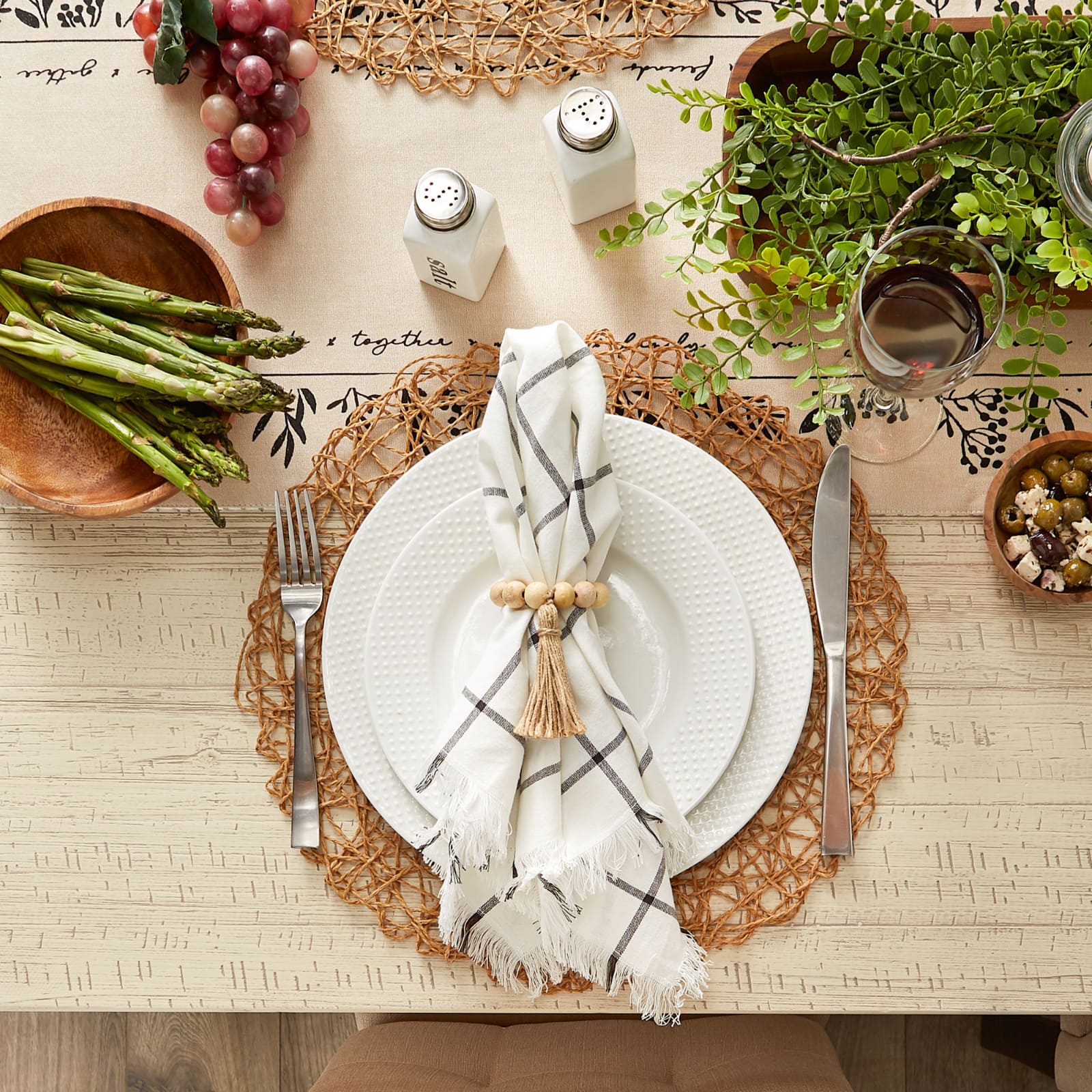 Tassel Napkin Ring, 6ct.