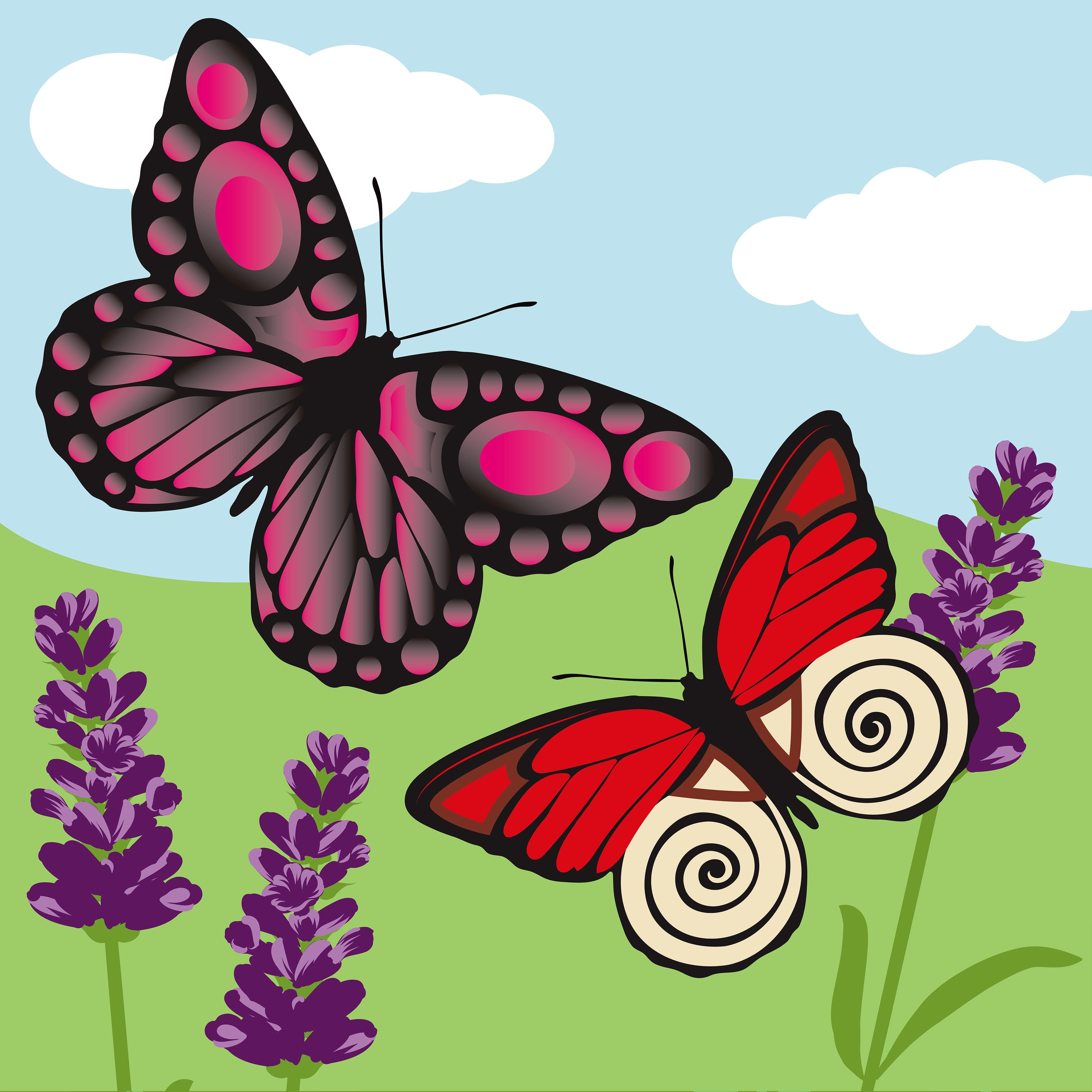 Butterflies Mini Canvas Painting Kit by Craft Smart&#xAE;