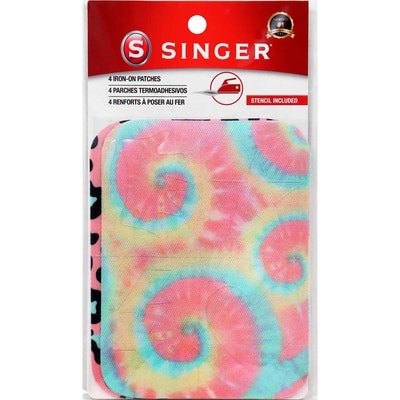 Singer Iron-On Patches, 4 count