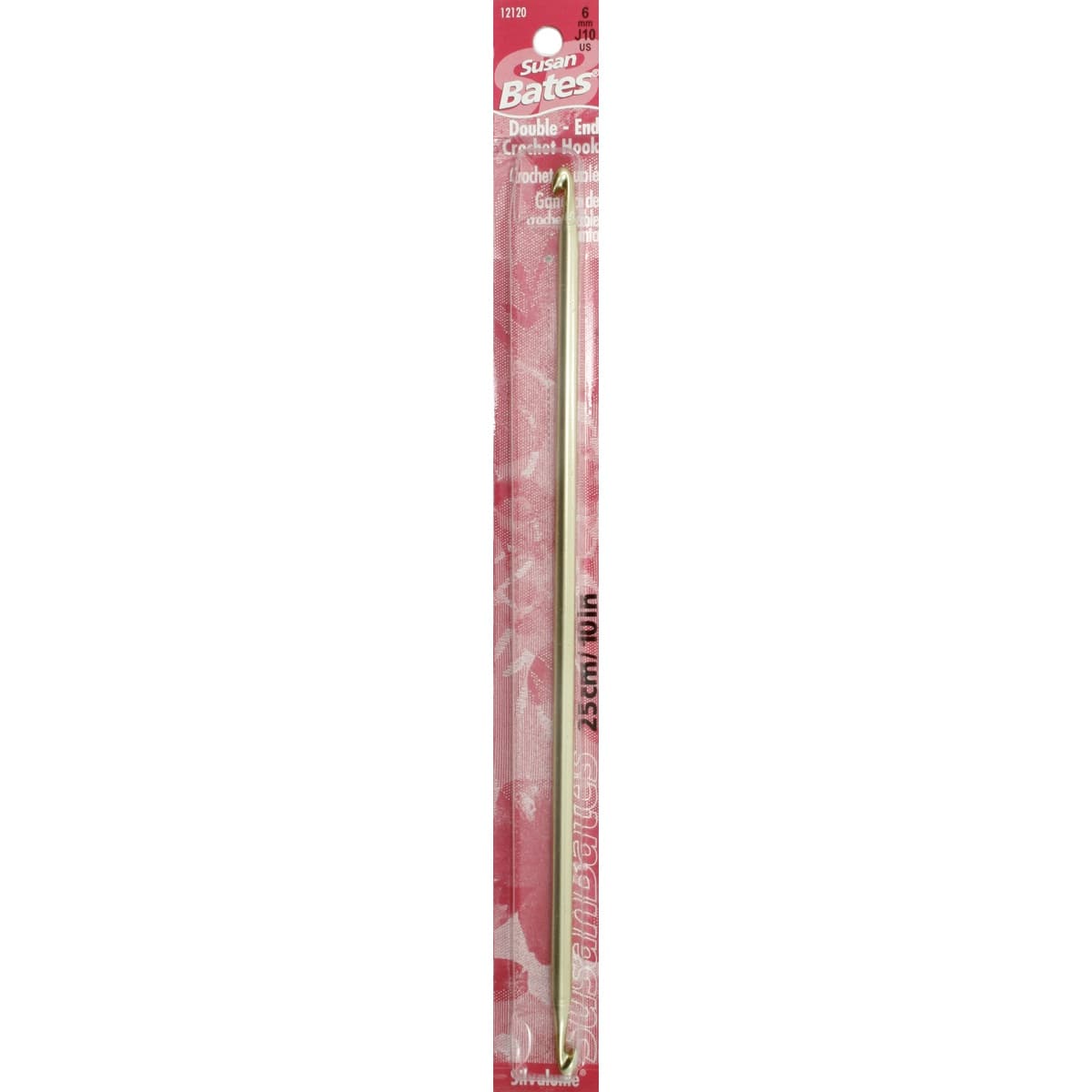Susan Bates&#xAE; Silvalume&#xAE; Aluminum Double-End Crochet Hook