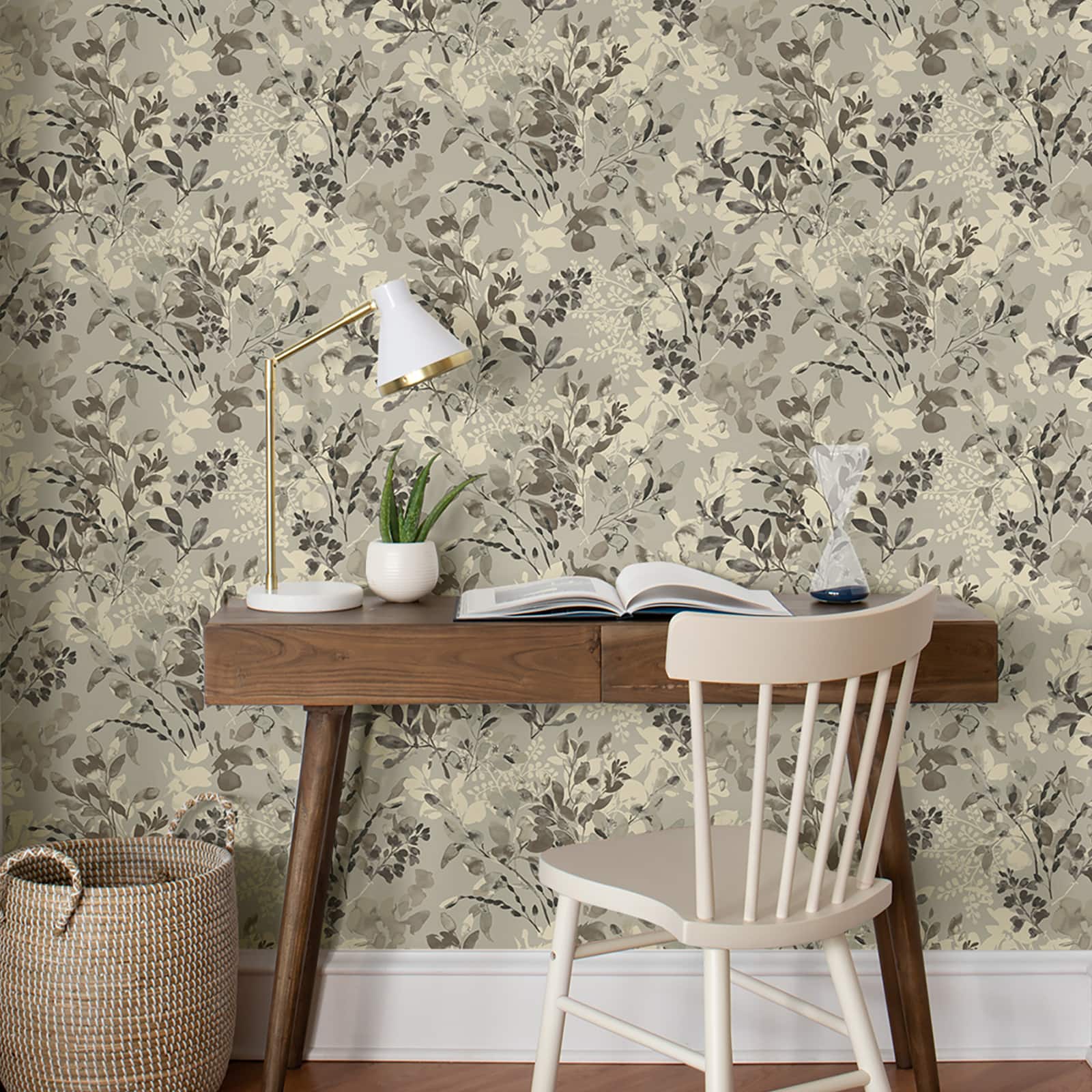 Surface Style Willow Wood Peel &#x26; Stick Wallpaper