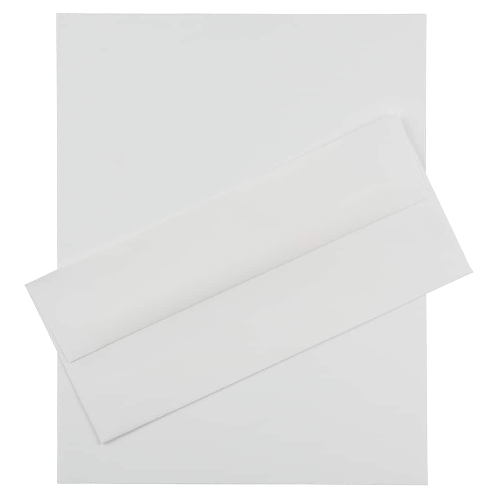 JAM Paper #10 Strathmore Business Stationery Set, 100ct.