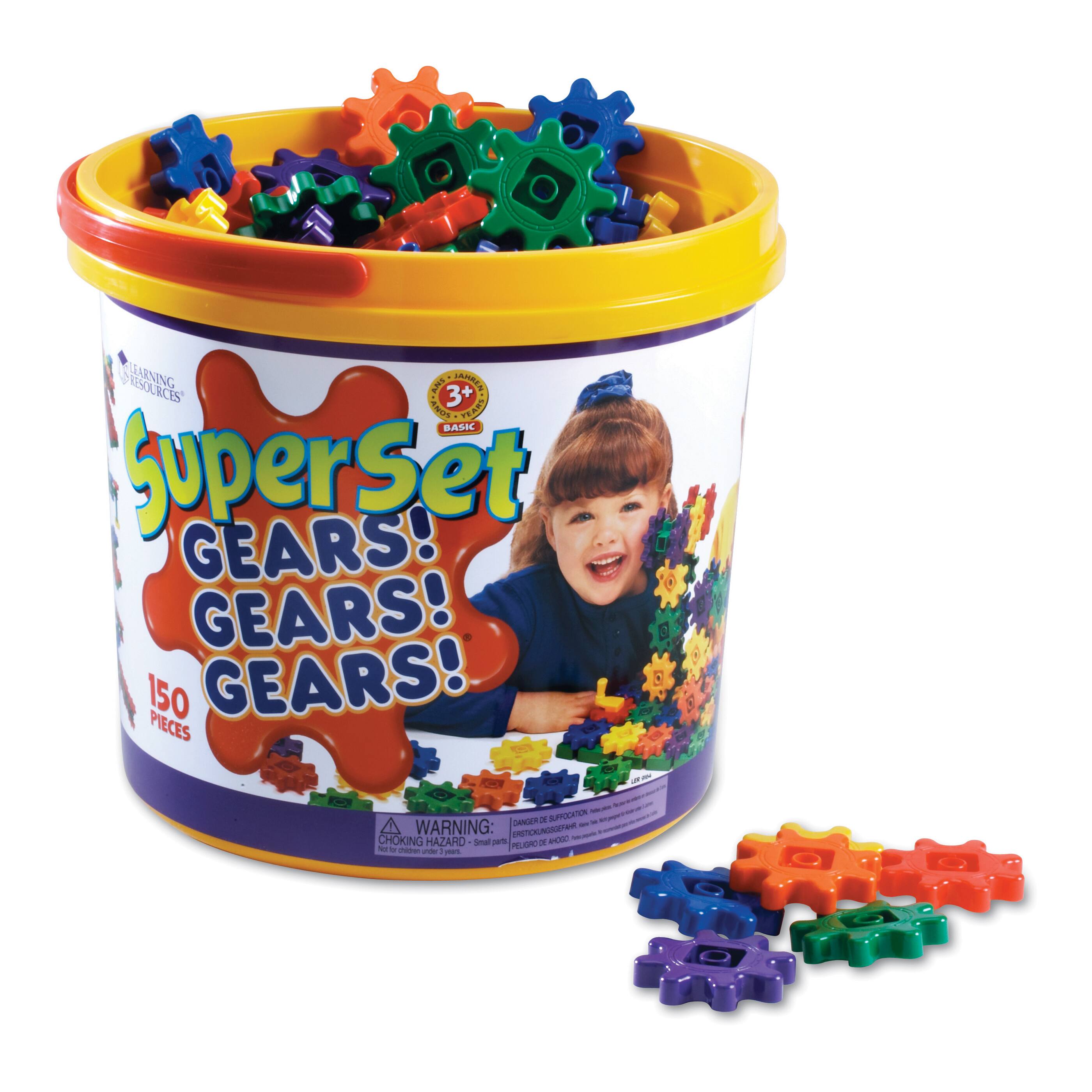 Learning Resources® Gears! Gears! Gears! 150-Piece Super Set