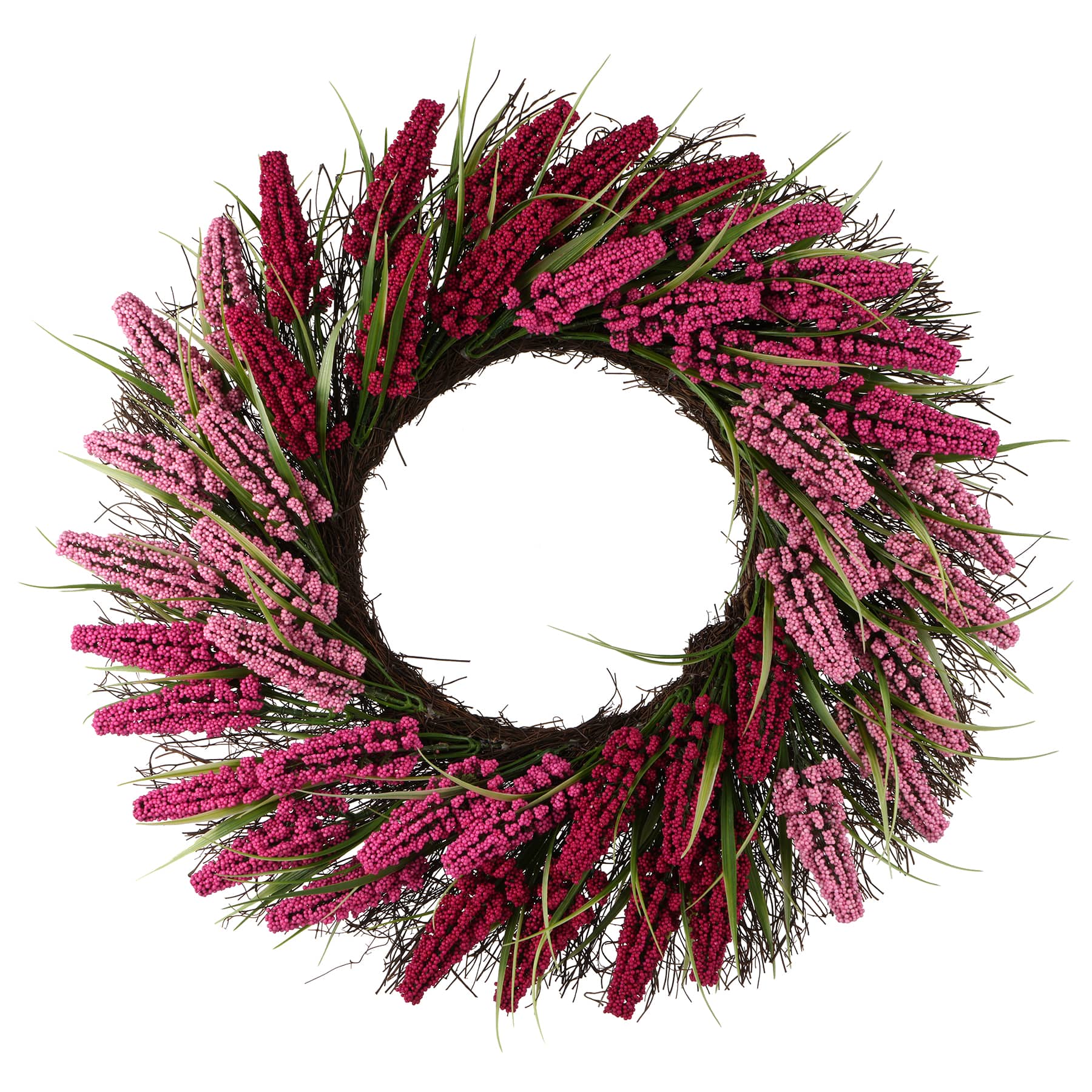 22" Pink Heather Wreath by Ashland®