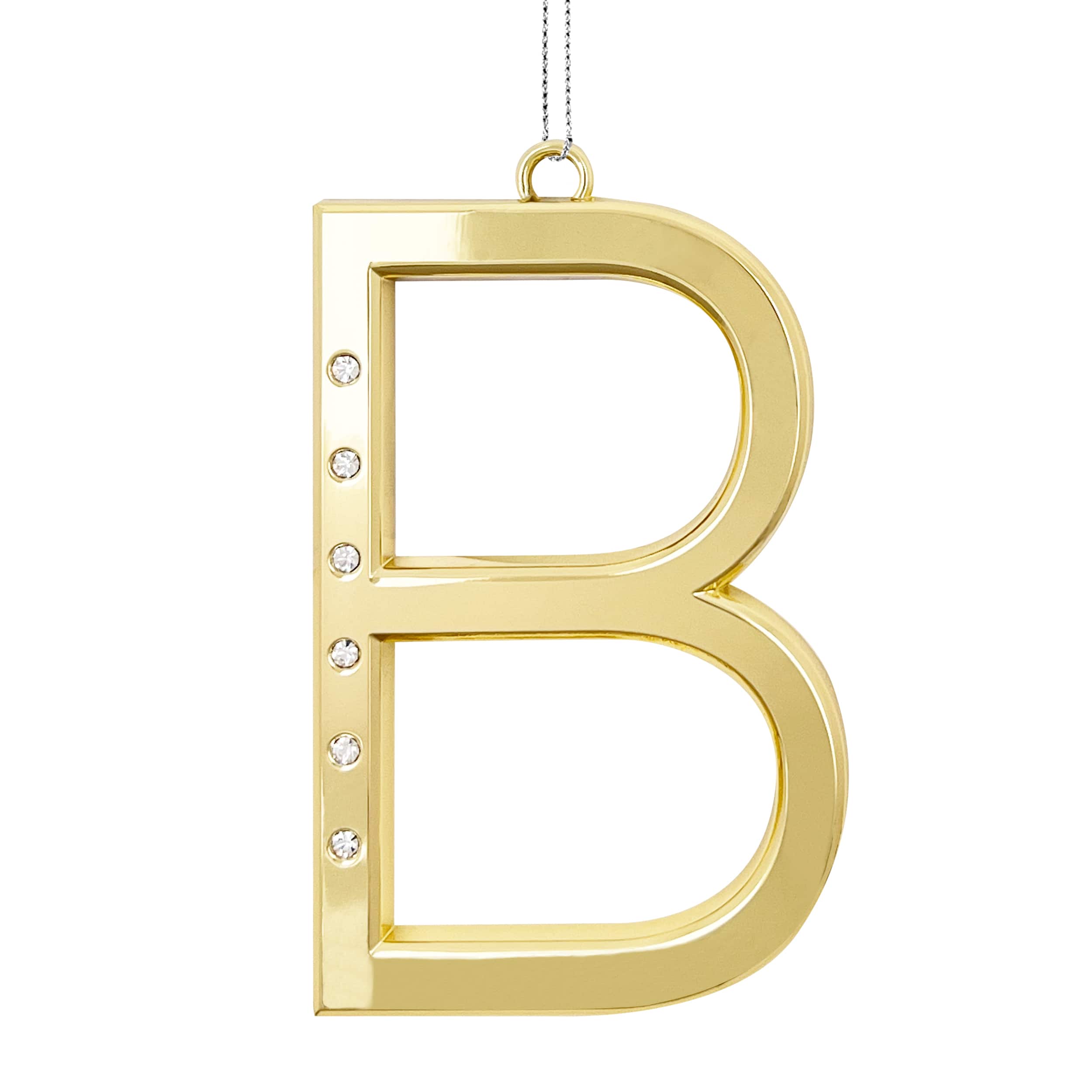 Metal Monogram Ornament with Rhinestones by Ashland&#xAE;