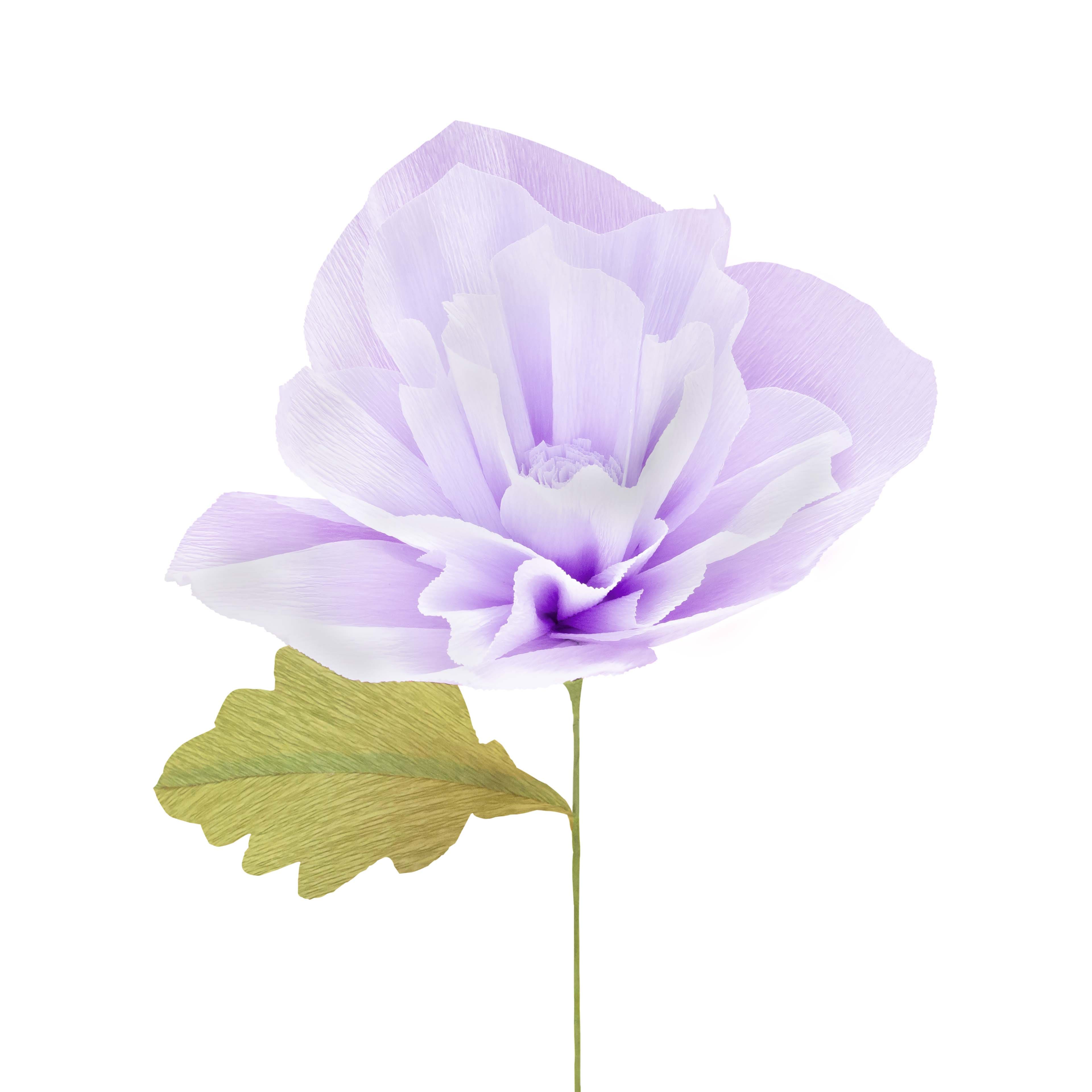 Large Purple Crepe Paper Flower Kit by Recollections&#x2122;