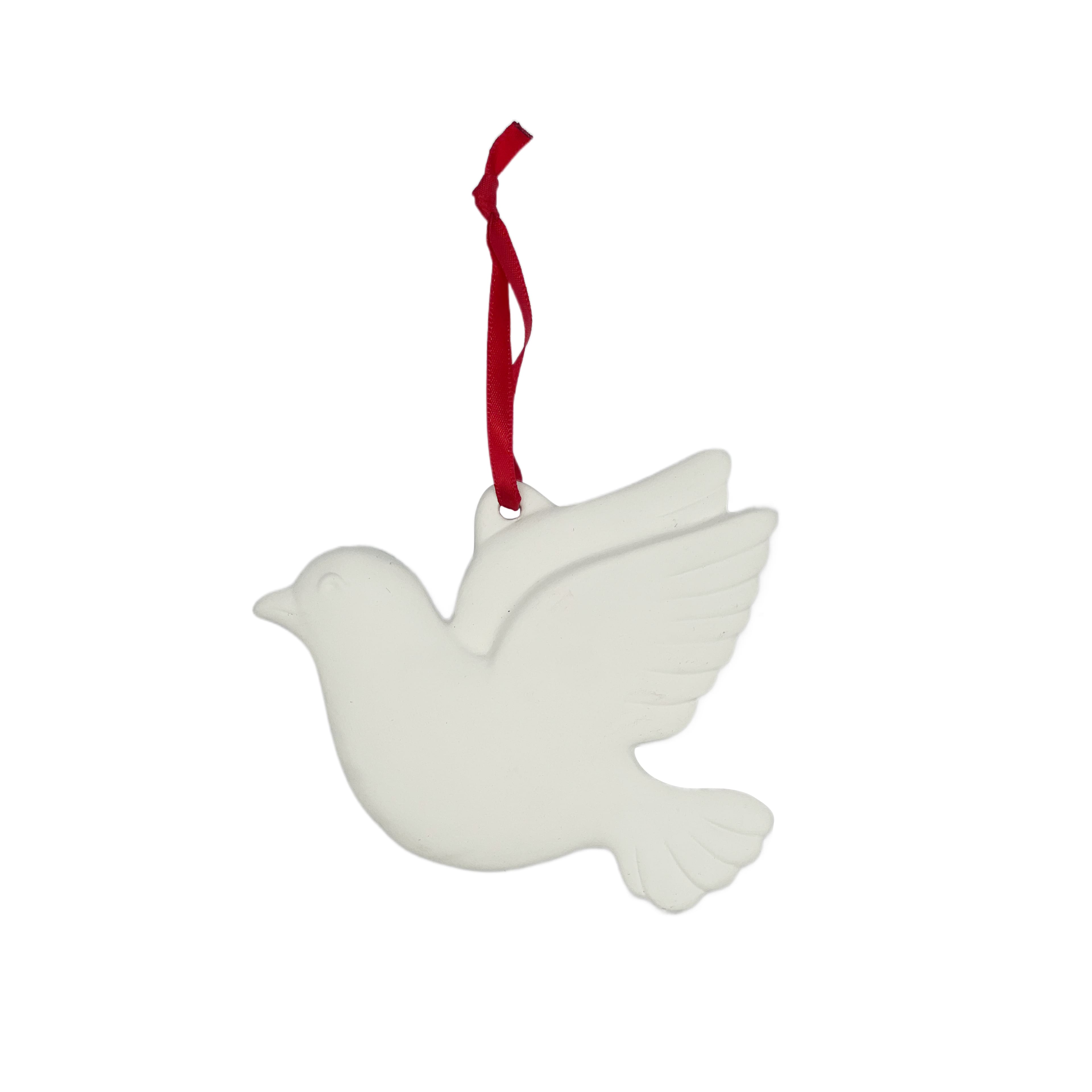 4&#x22; DIY Ceramic Dove Ornament by Make Market&#xAE;