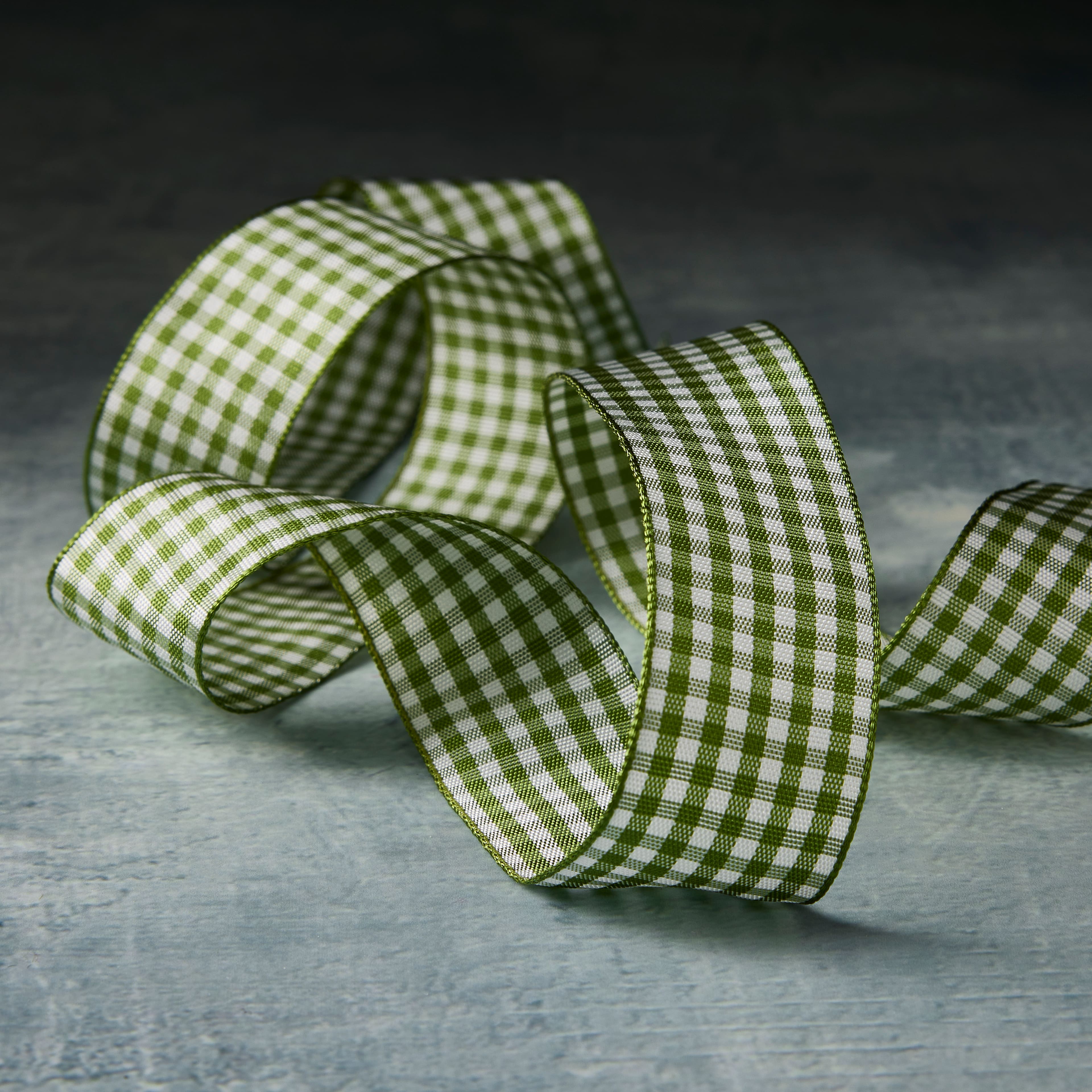 1" x 5yd. Gingham Ribbon by Celebrate It® Classic