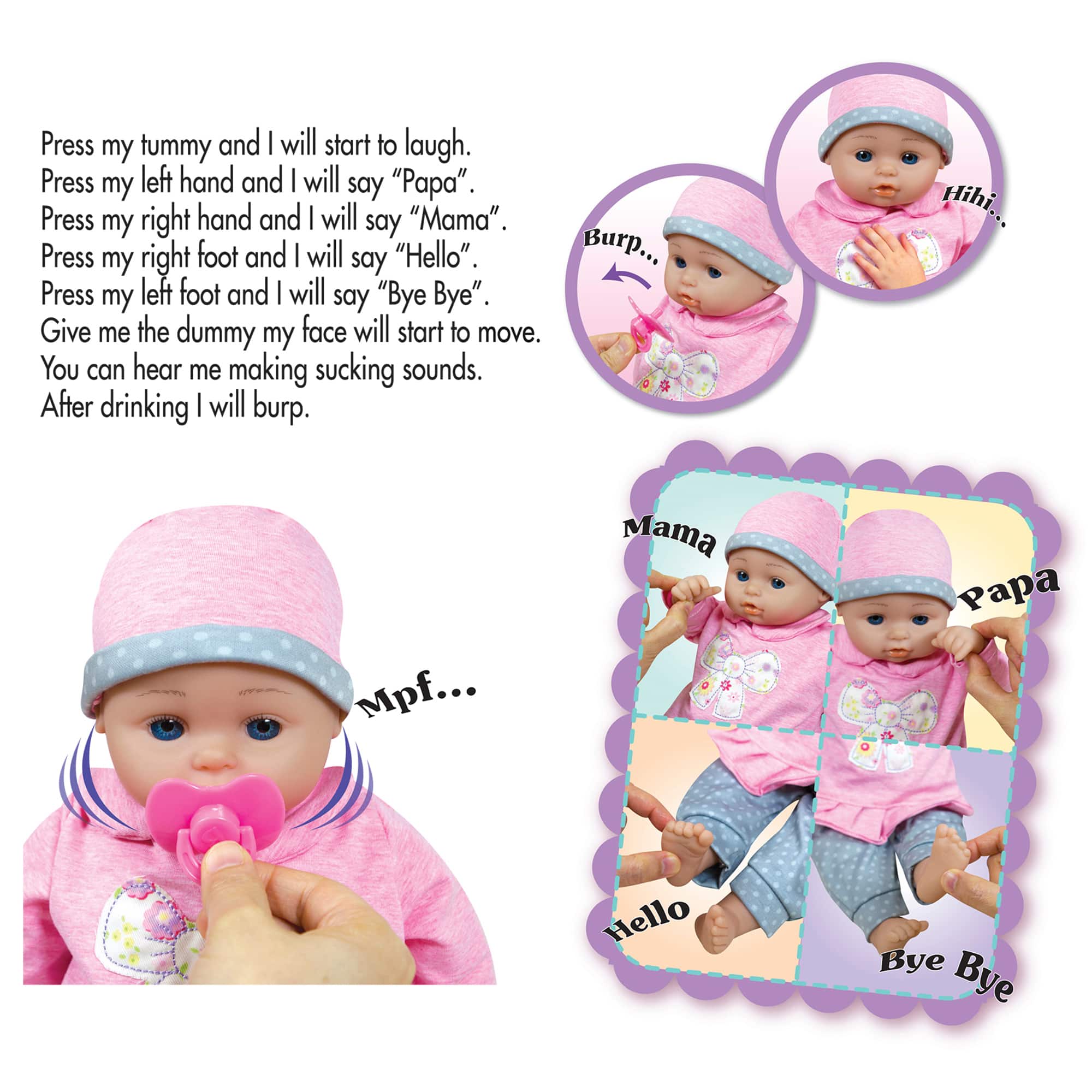 Lissi Dolls 16&#x22; Baby Alexa