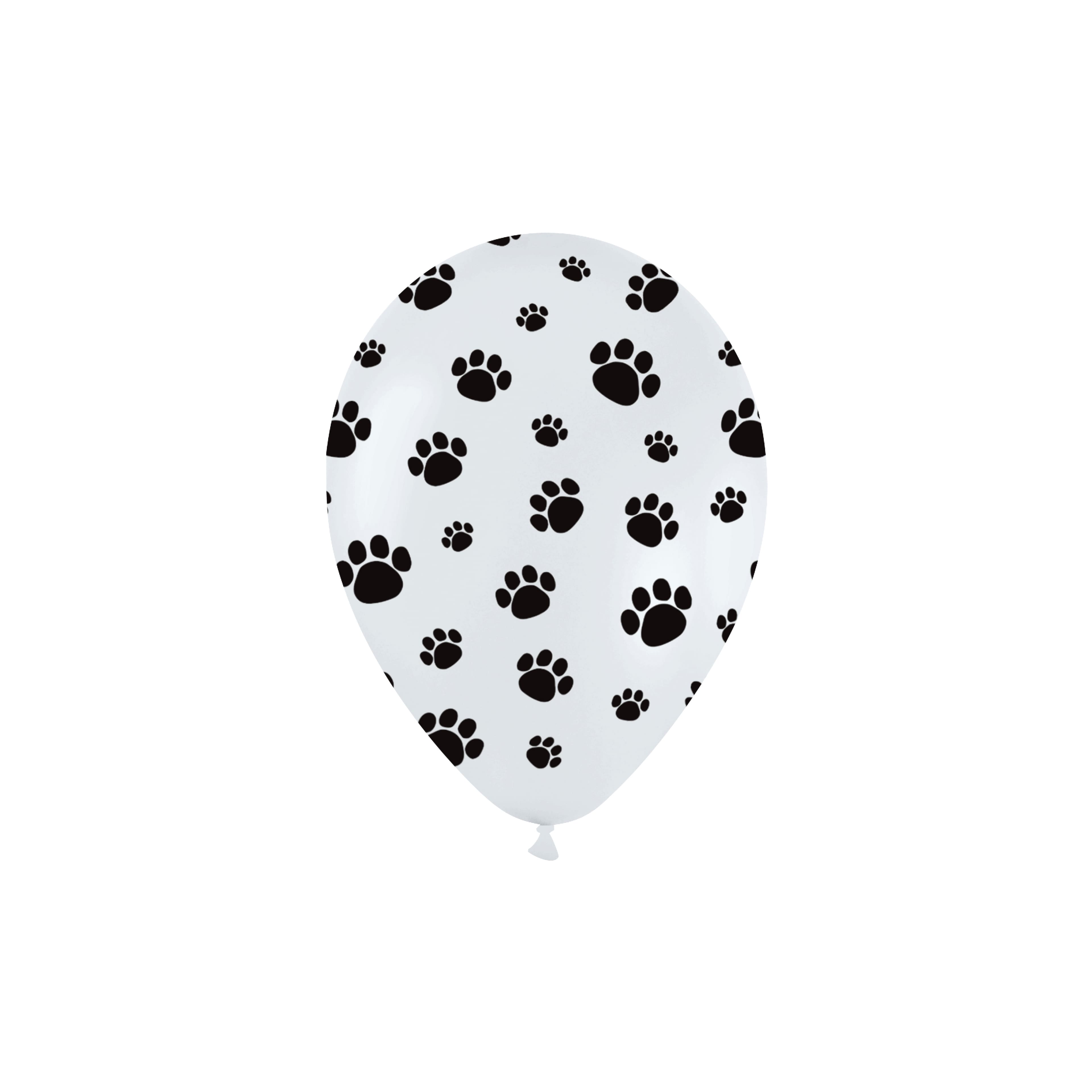 11&#x22; Paw Prints Latex Balloon