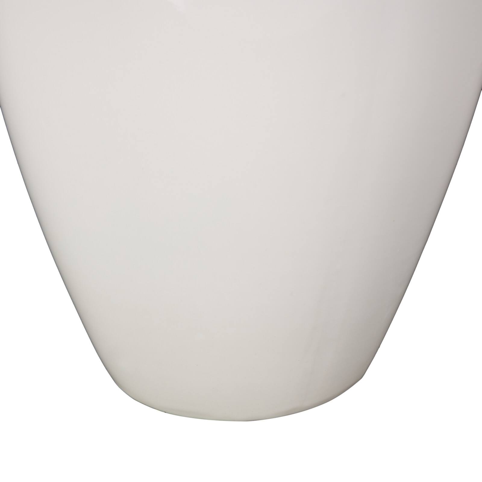 15" White with Blue Bird Accents Ceramic Decorative Vase