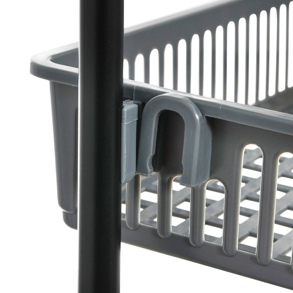 Household Essentials Over the Door Basket Storage Rack