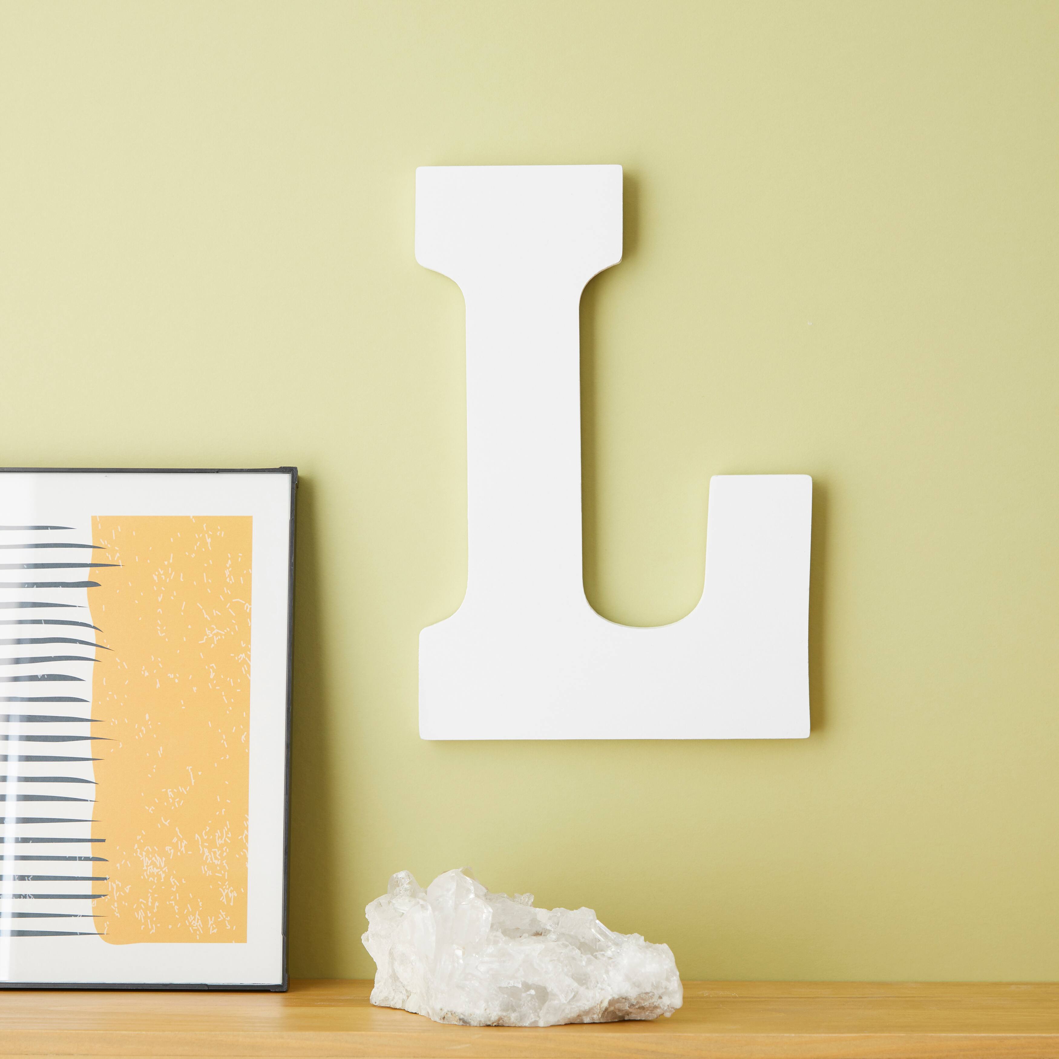 6 Pack: 9" White MDF Whimsy Letter by Make Market®