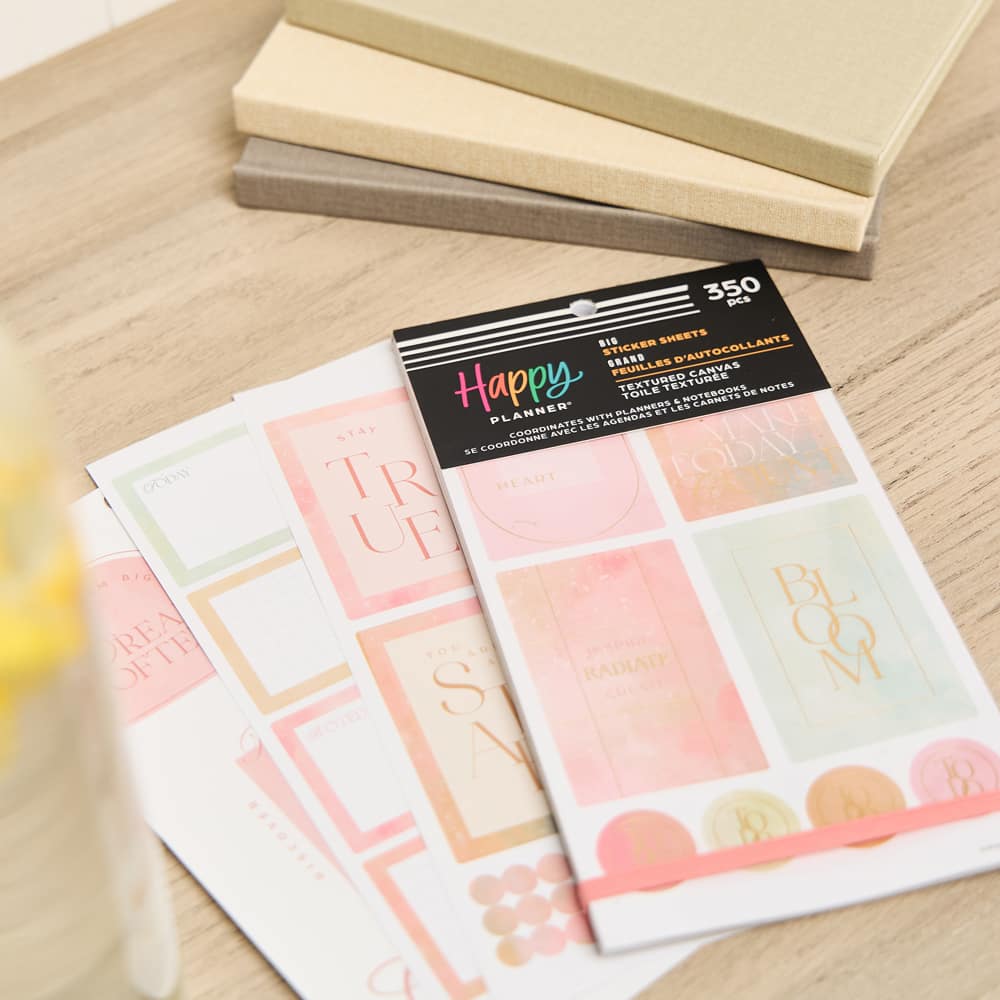 The Big Happy Planner&#xAE; Textured Canvas Sticker Book