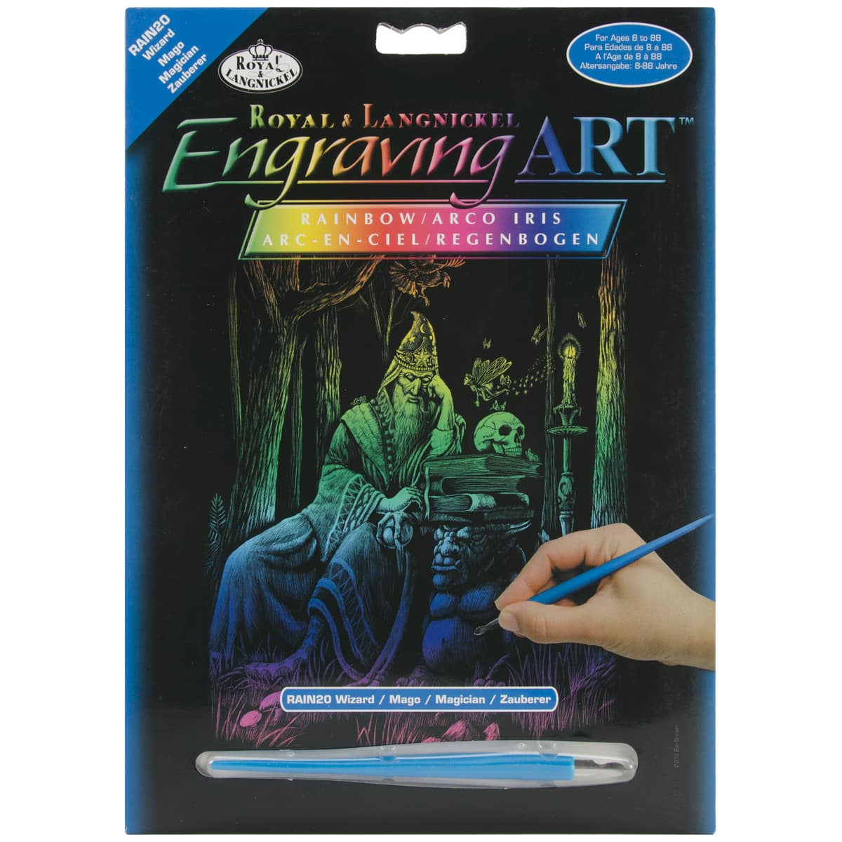 Royal &#x26; Langnickel&#xAE; Engraving Art&#x2122; Wizard Rainbow Foil Kit