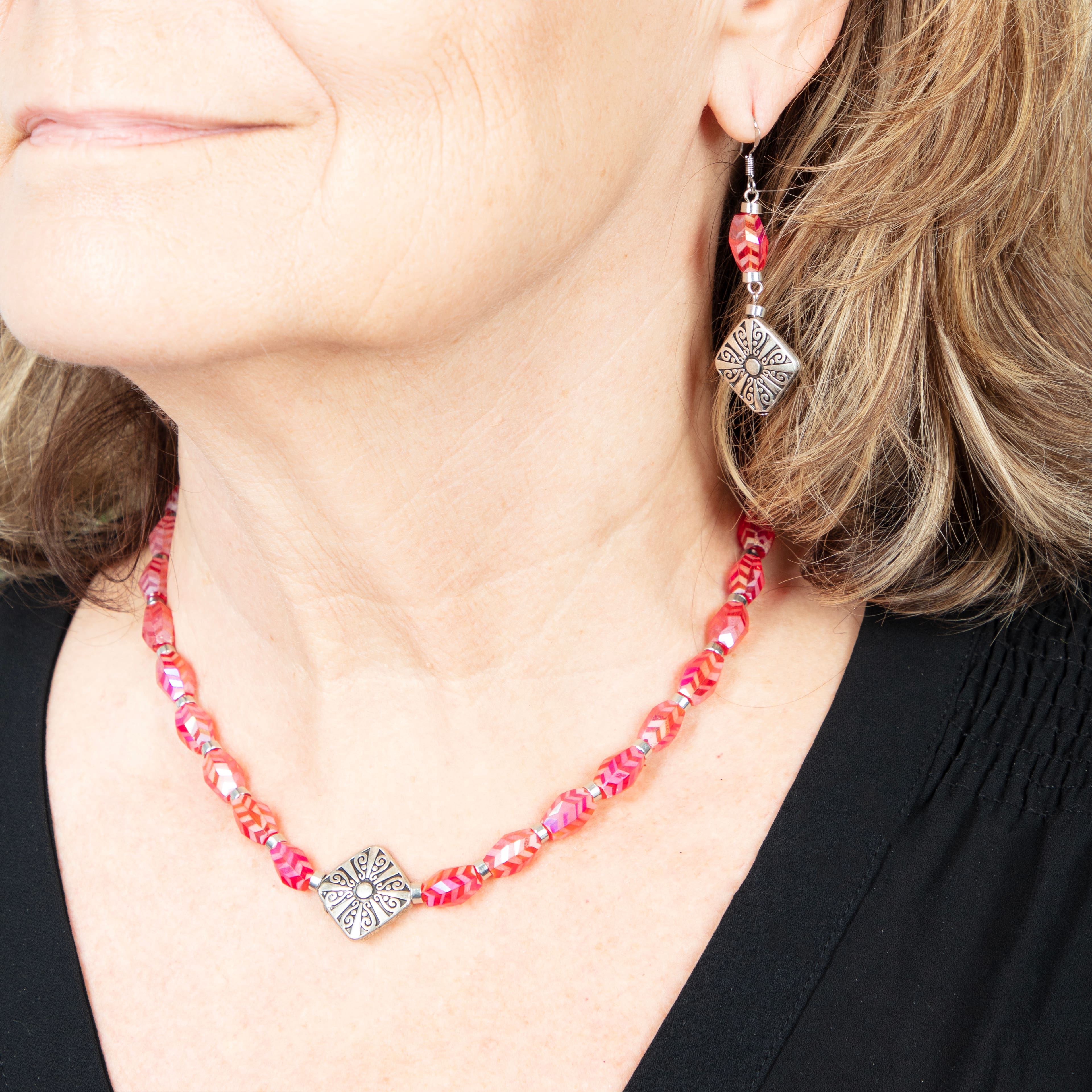 12 Packs: 30 ct. (360 total) Red Glass Faceted Oval Beads, 11mm by Bead Landing™