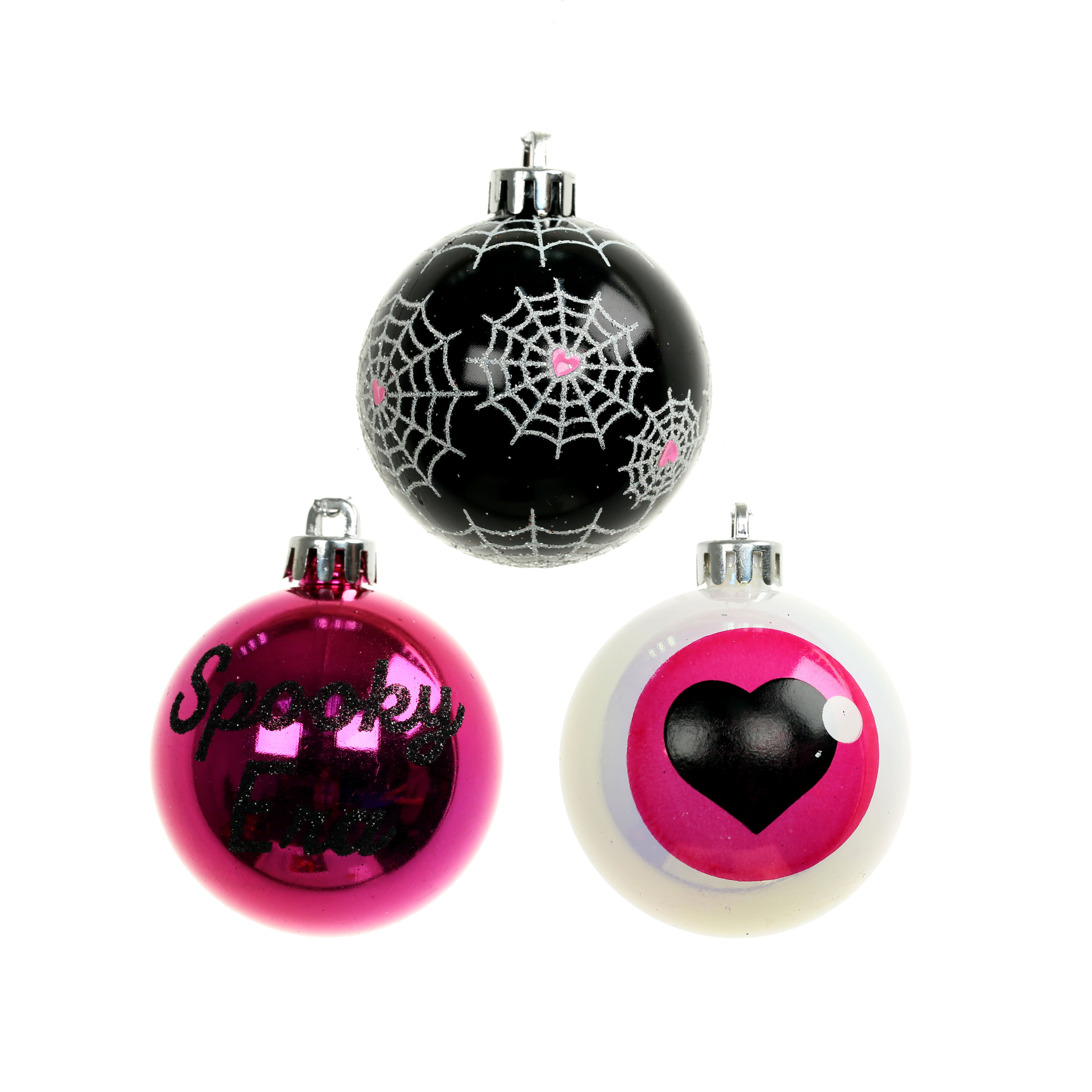 2.25&#x22; Pink &#x26; Black Ornament Set by Ashland&#xAE;