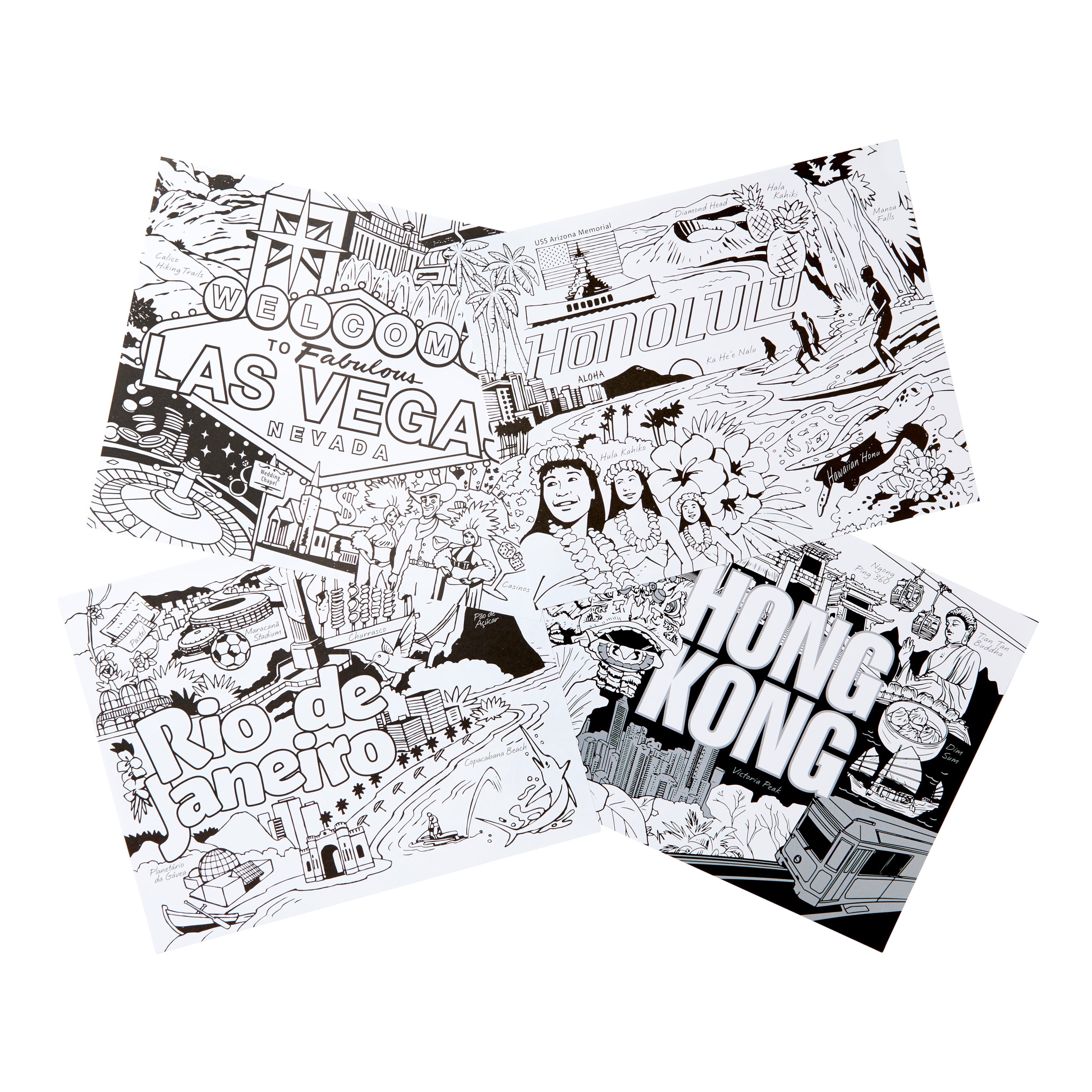 Crayola&#xAE; City Escapes Around the World Coloring Book