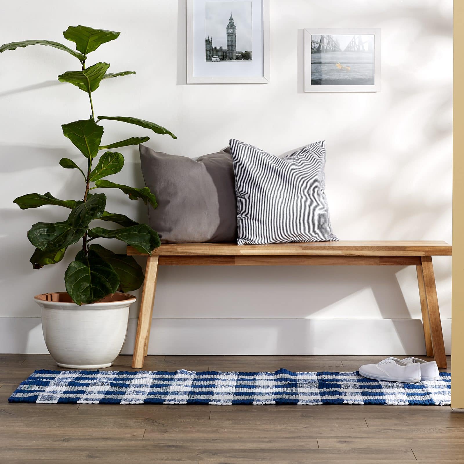 DII® Buffalo Check Rag Rug