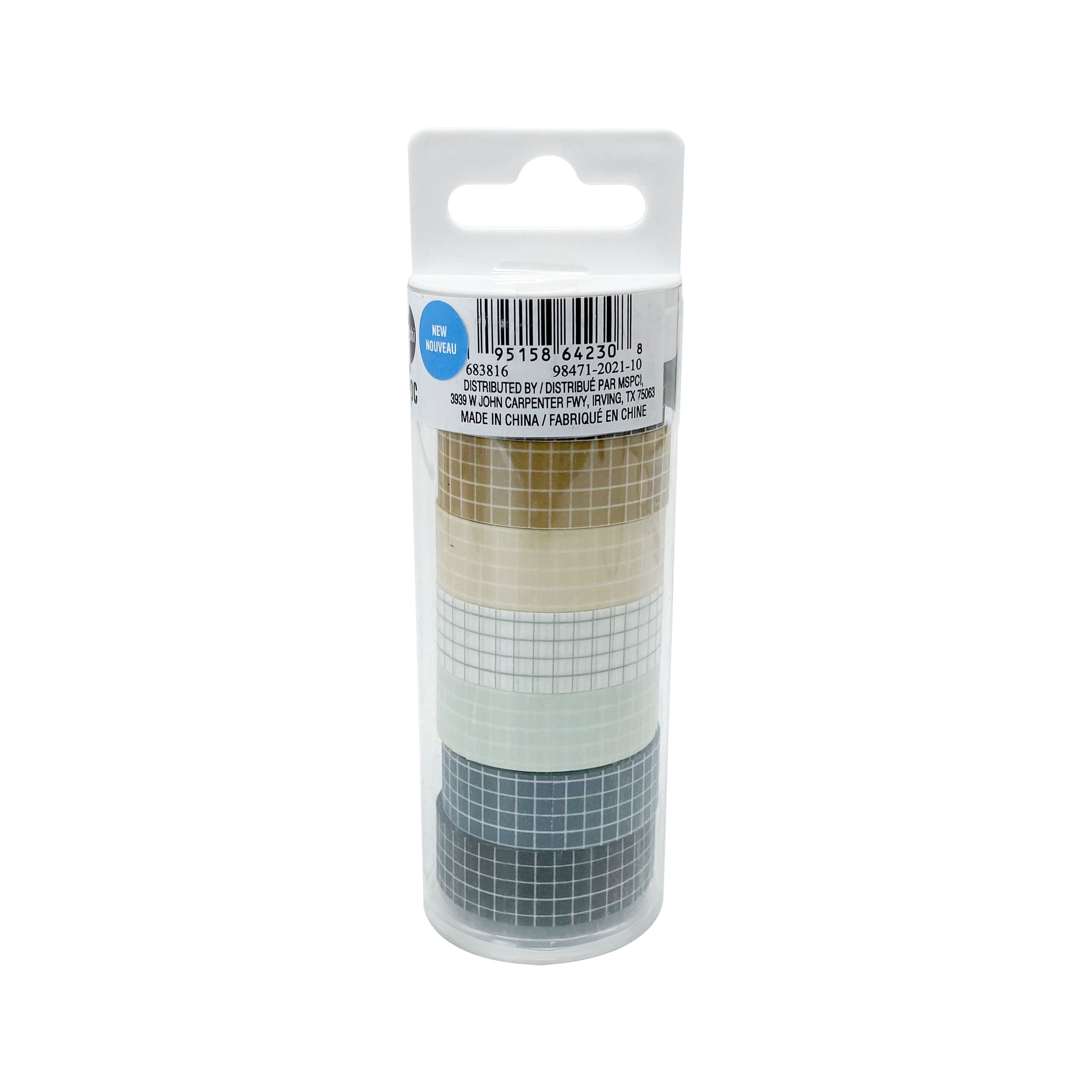 Michaels Bulk 12 Packs: 8 Ct. (96 Total) Orion's Belt Crafting Washi Tape Tube by Recollections, Size: 5.75 x 1.81 x 1.81, Assorted
