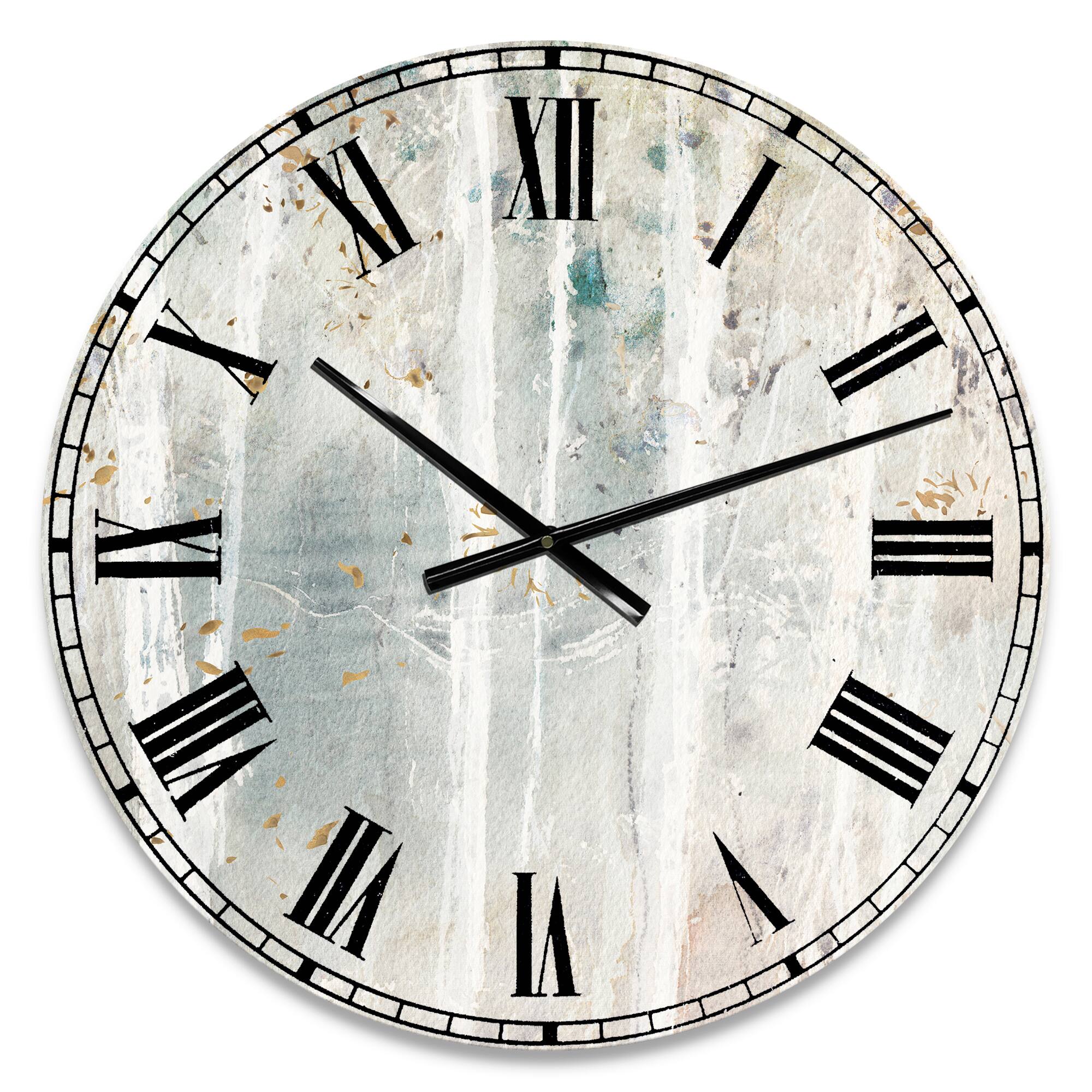 Designart A Woodland Walk Into The Forest VI Traditional Wall Clock