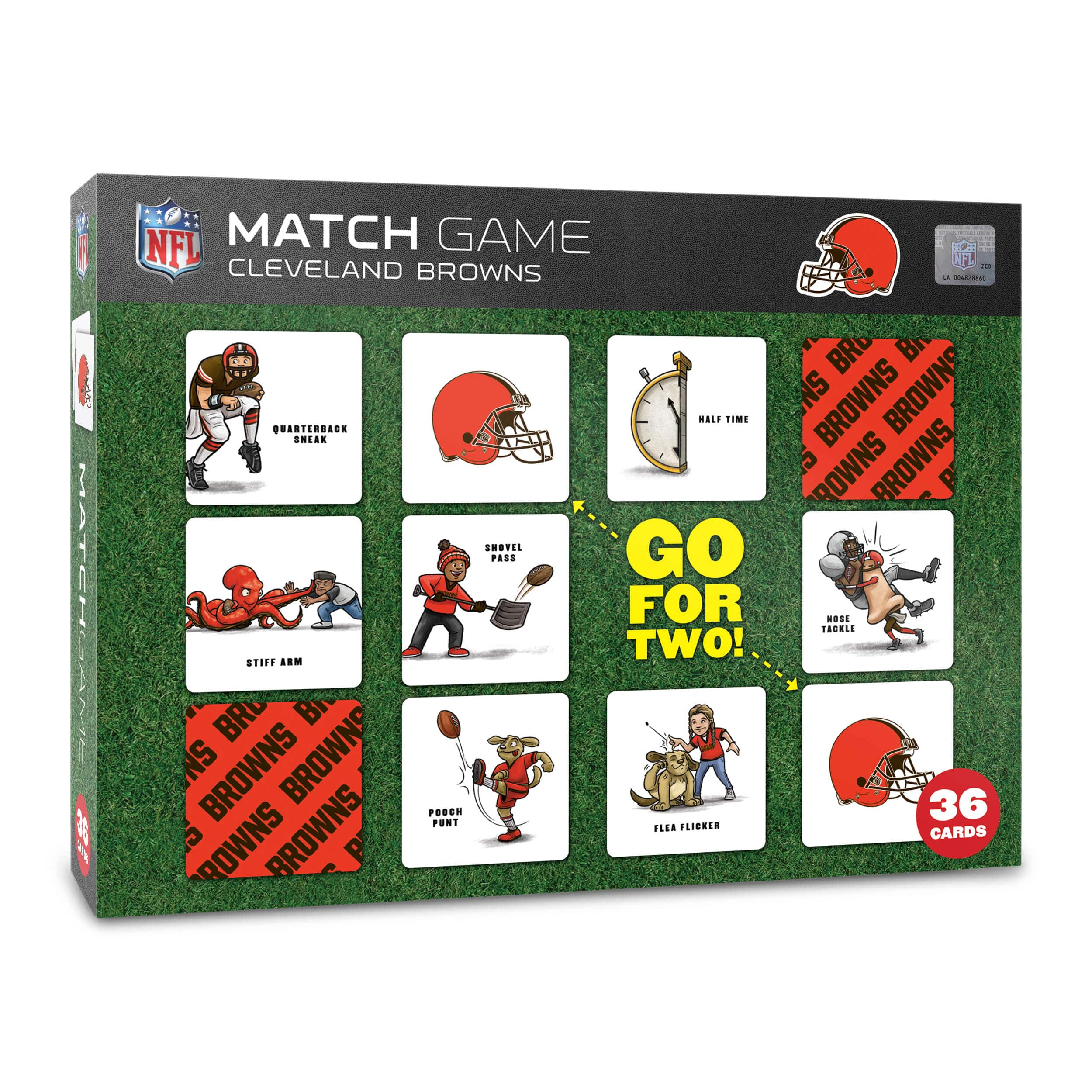 NFL Memory Match Game By Youthefan in Cleveland Browns | 2.5" x 2.5" | Michaels®