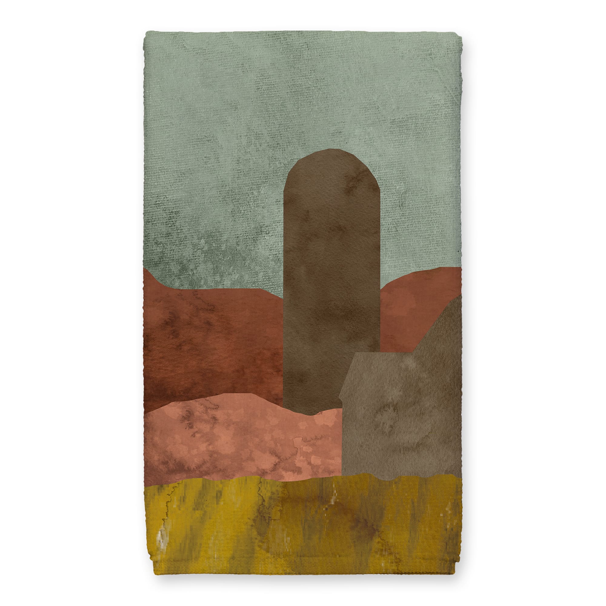 Boho Farmhouse Landscape 16" x 25" Tea Towel - Set of 2