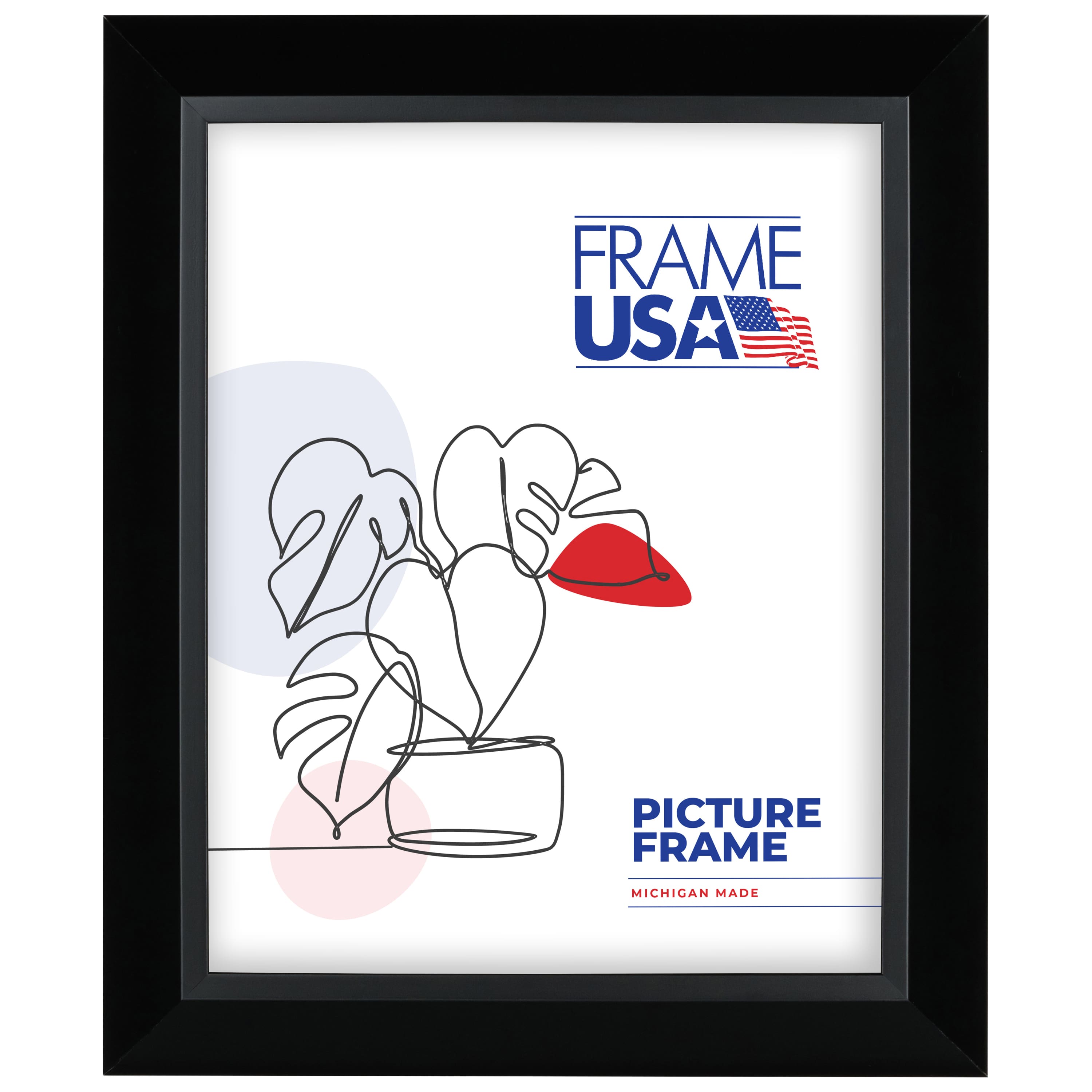 Frame USA Budget Saver Black Single Image Picture Frame