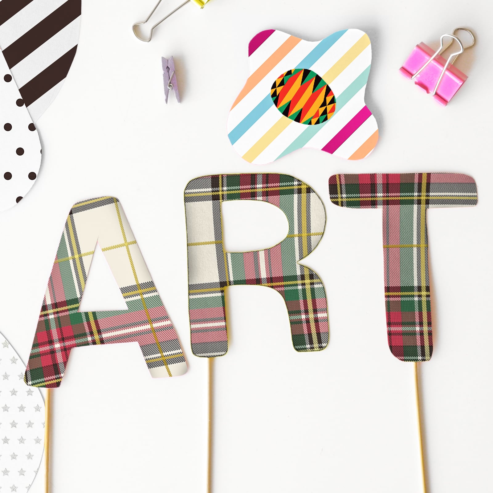 Papier cartonné à motif écossais de Noël de Recollections, 30,4 cm x 30,4 cm