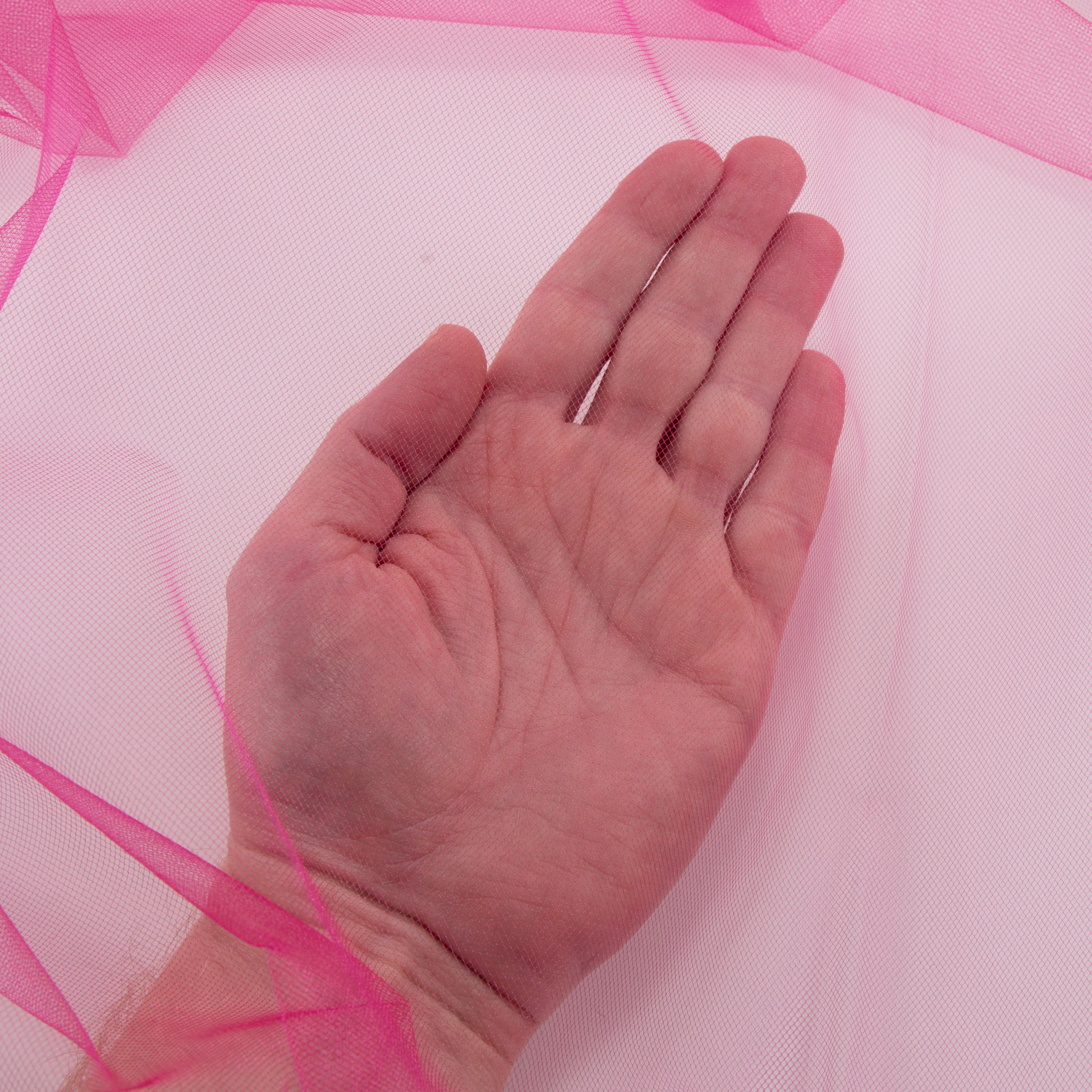 Wyla Hot Pink Shiny Tulle