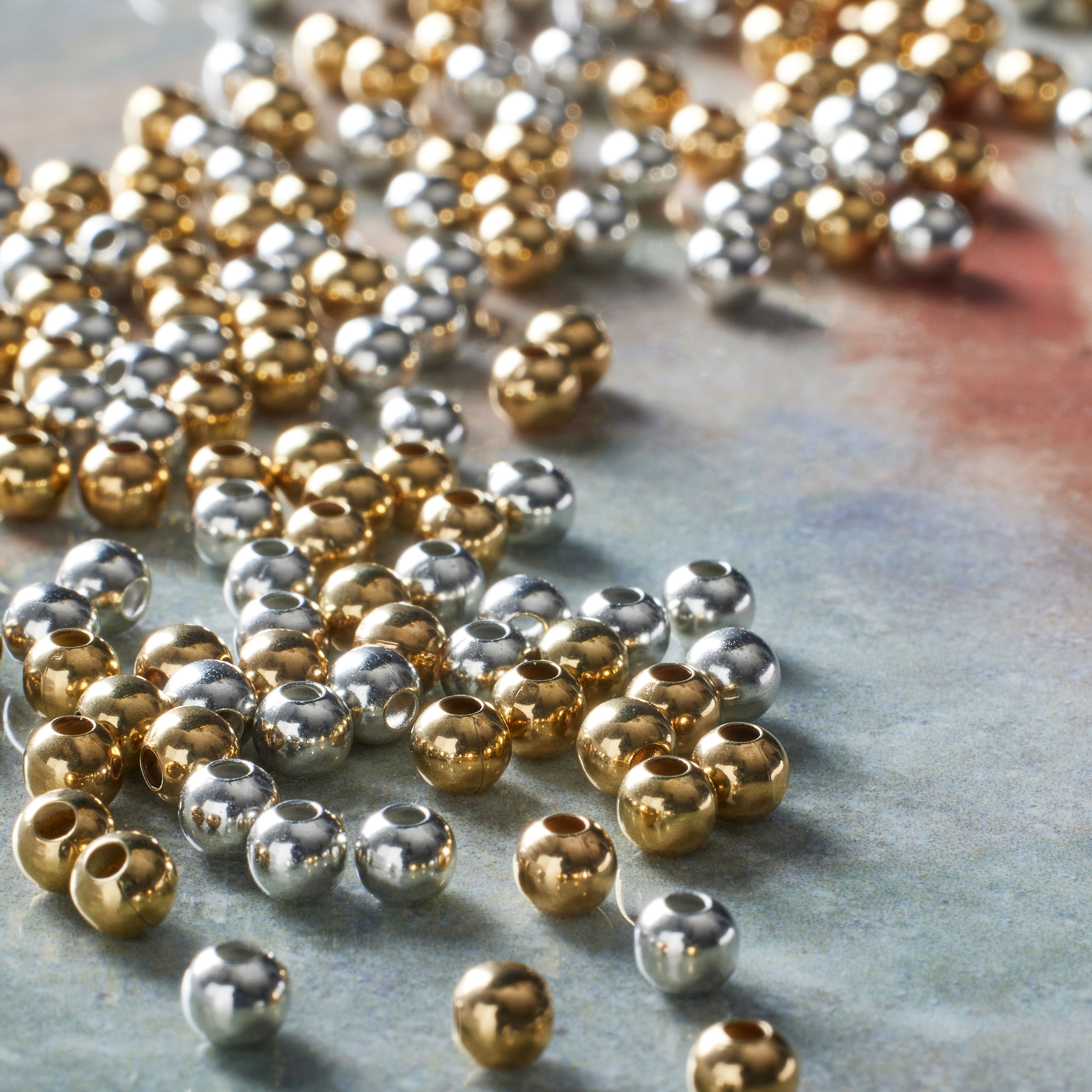 Craft Gold &#x26; Silver Spacer Beads By Bead Landing&#x2122;