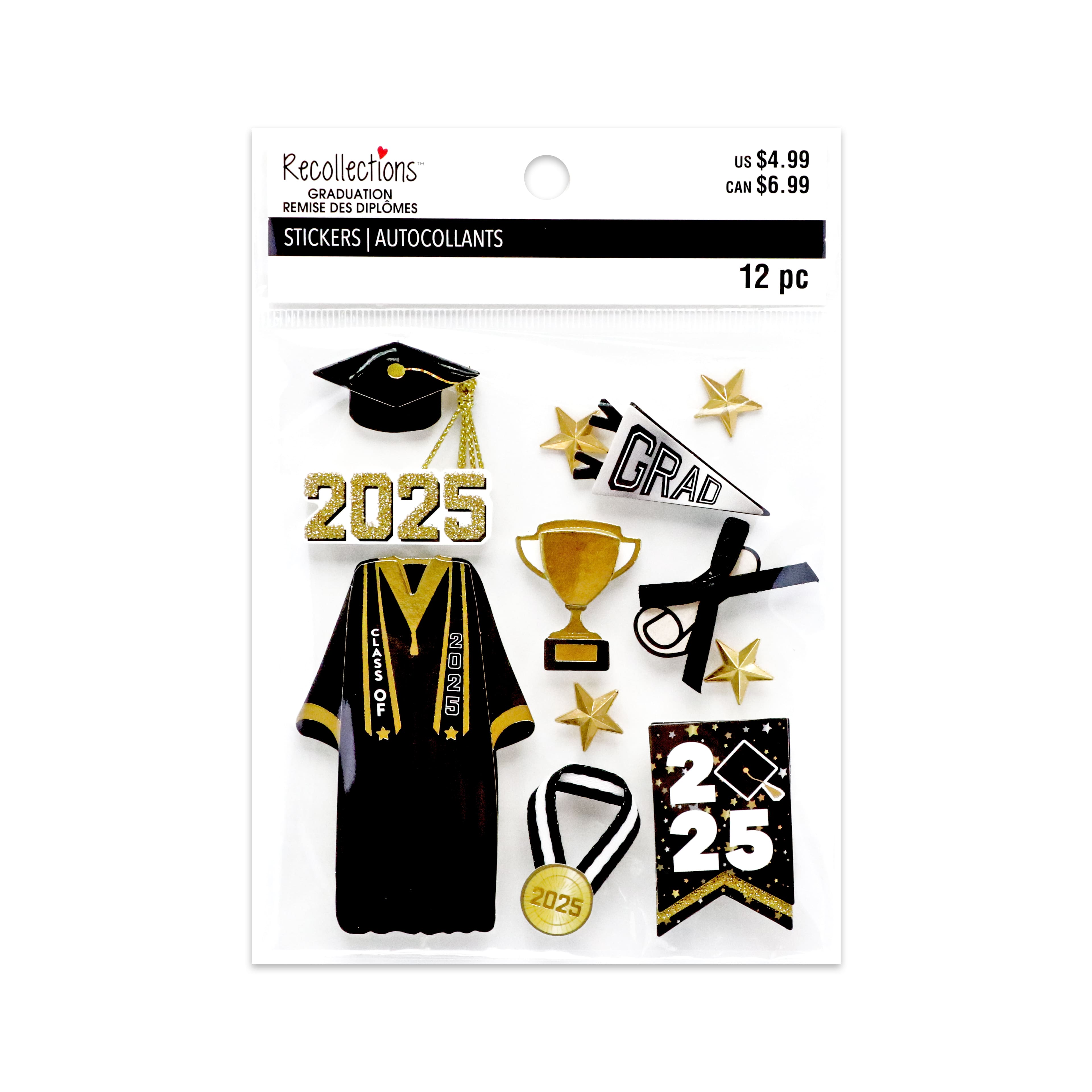 Dimensional Graduation Gown Stickers by Recollections&#x2122;